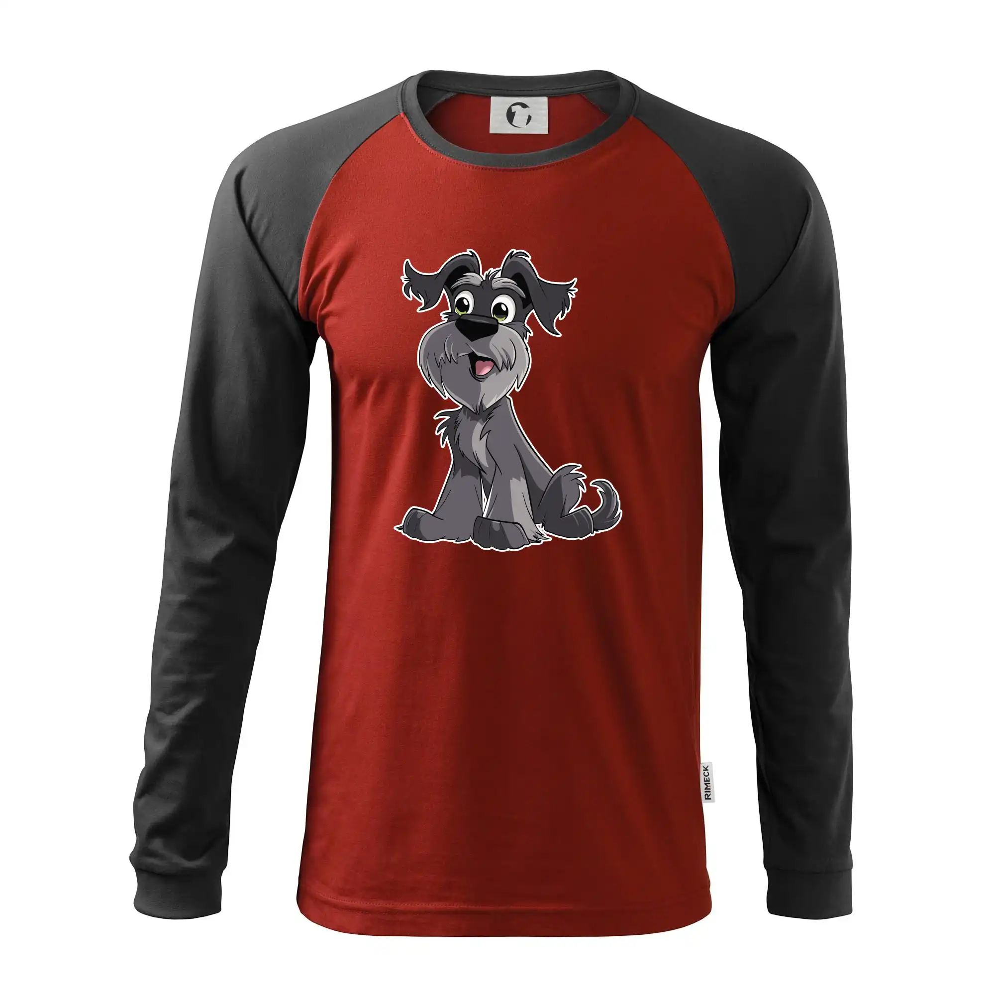 Knírač kreslený sedící