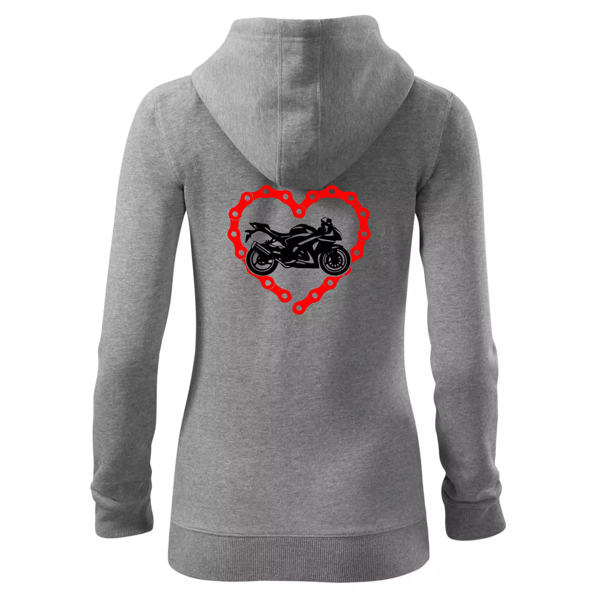 Moto srdce řetěz - silniční