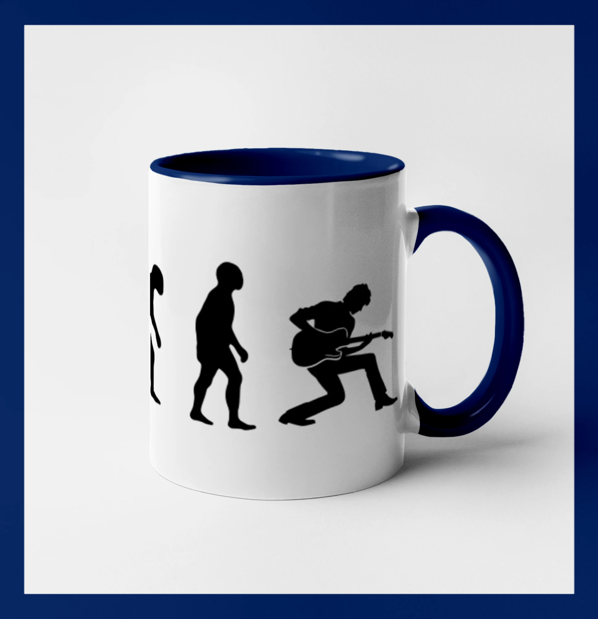 Evoluce kytarista - klečící