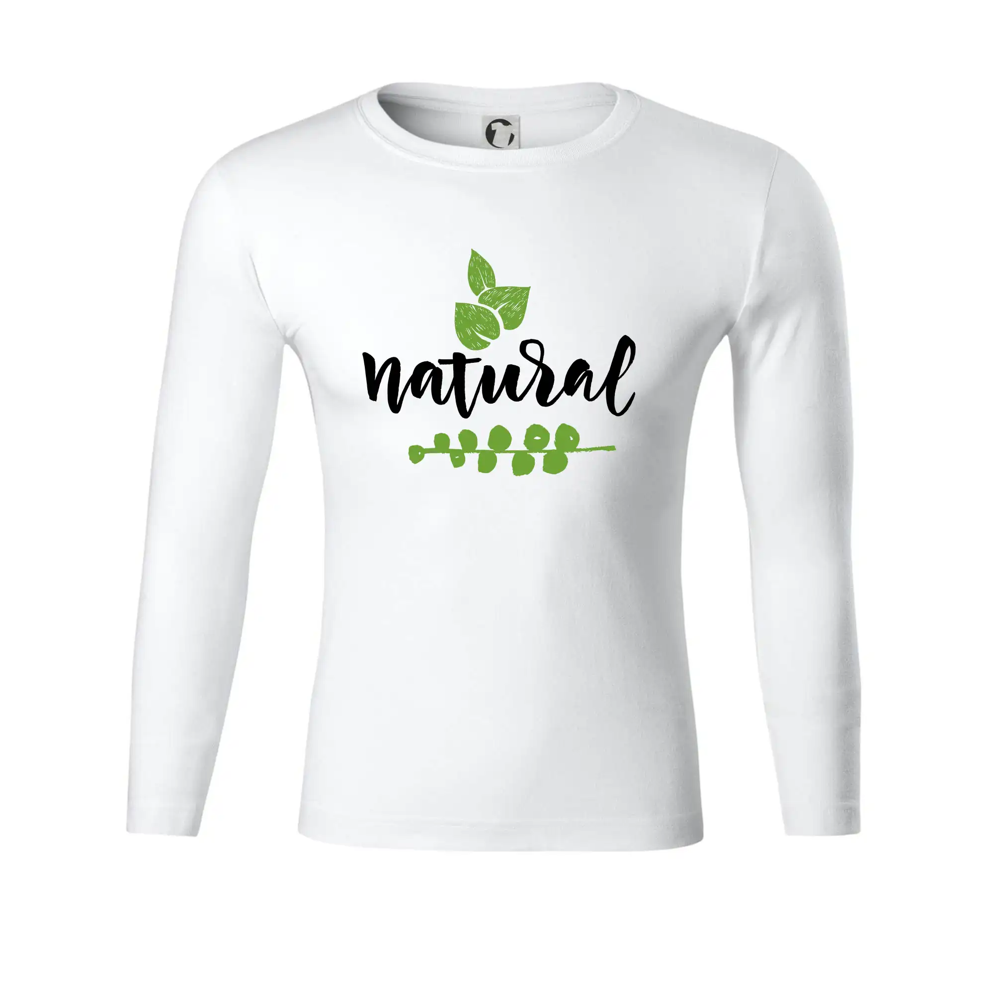 Natural - nápis v listech