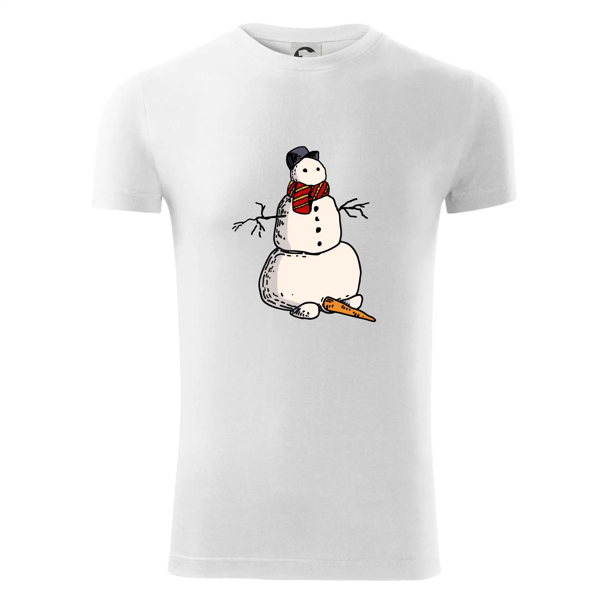 Sněhulák se spadlým nosem