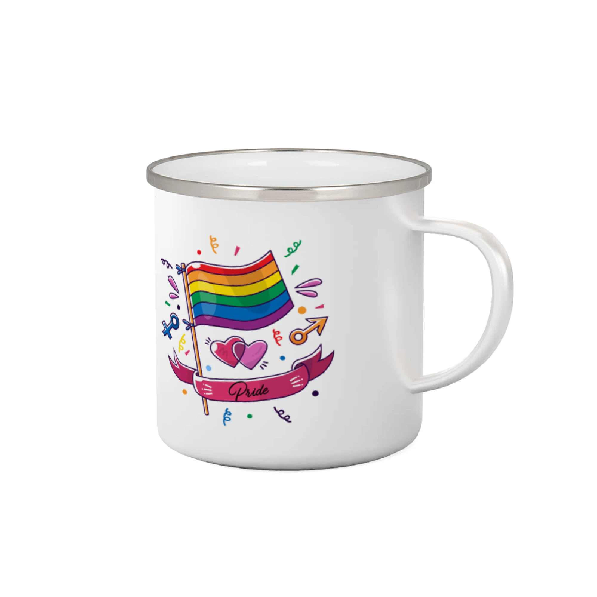 Tričká pre LGBT a Queer komunitu - Pride vlajka - Plecháčik