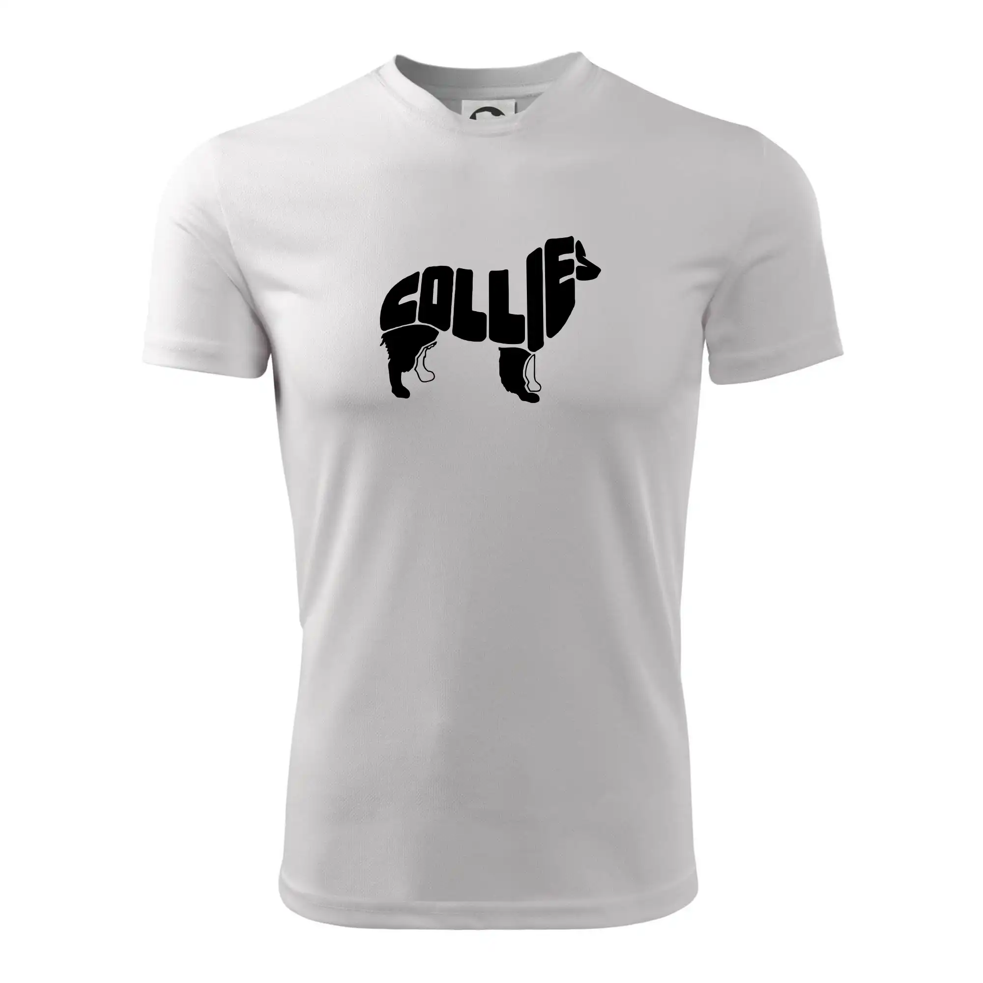 Border kólia na tričku - Border kólia písmo v tele - Pánske tričko Fantasy športové