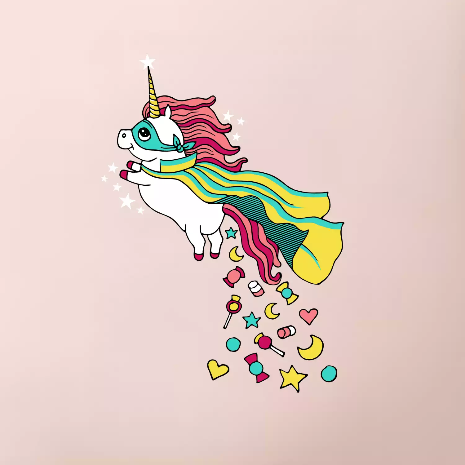 Sweet jednorožec (Pecka design)