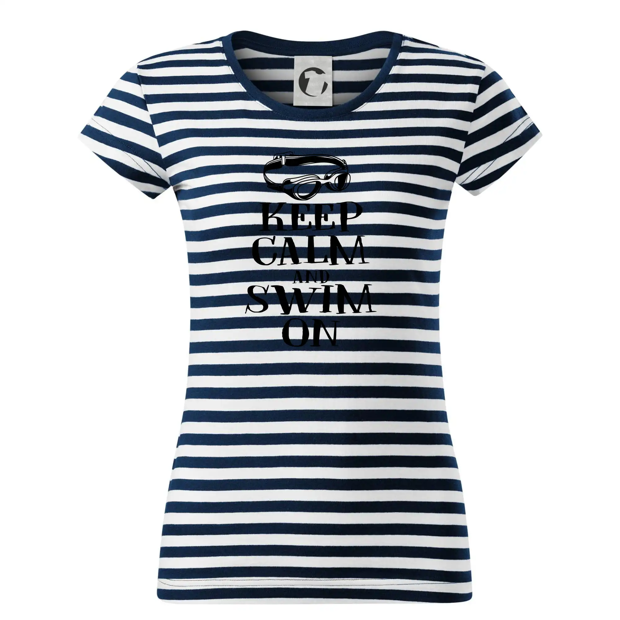 Ostatné športy - Keep calm and swim on - Tričko na vodu