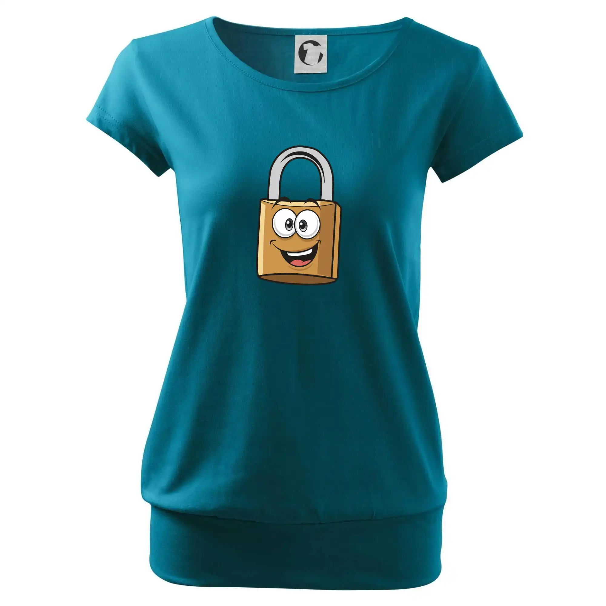 Tričká pre zamilovaných - Parové tričká - Zámok a kľúč - Voľné tričko city