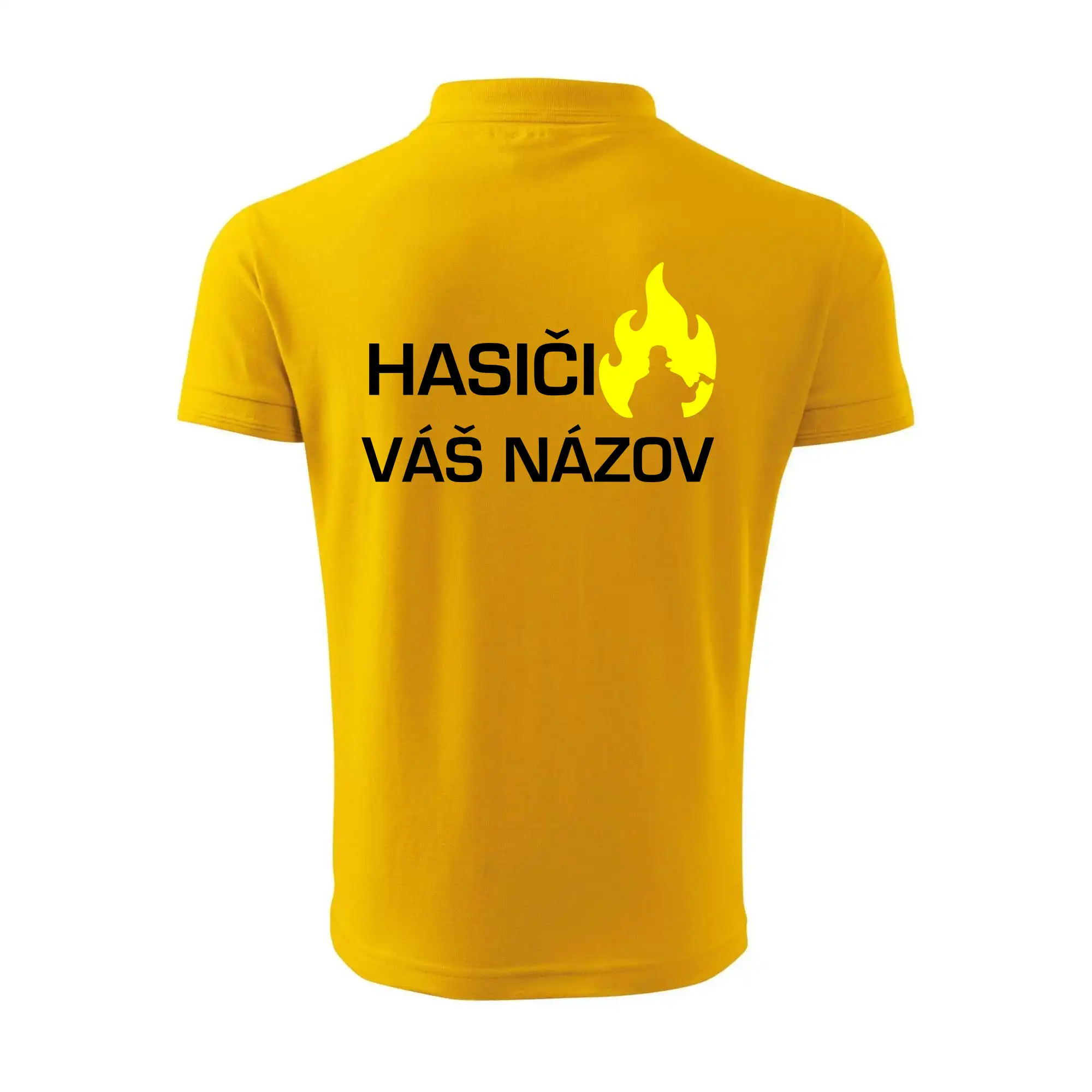 Hasiči - Váš názov - FLUO + Reflexná potlač