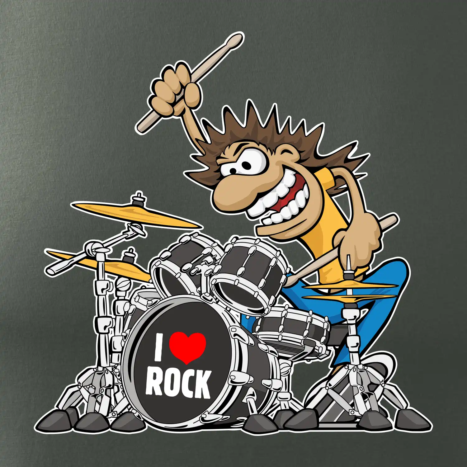 I love rock bubeník