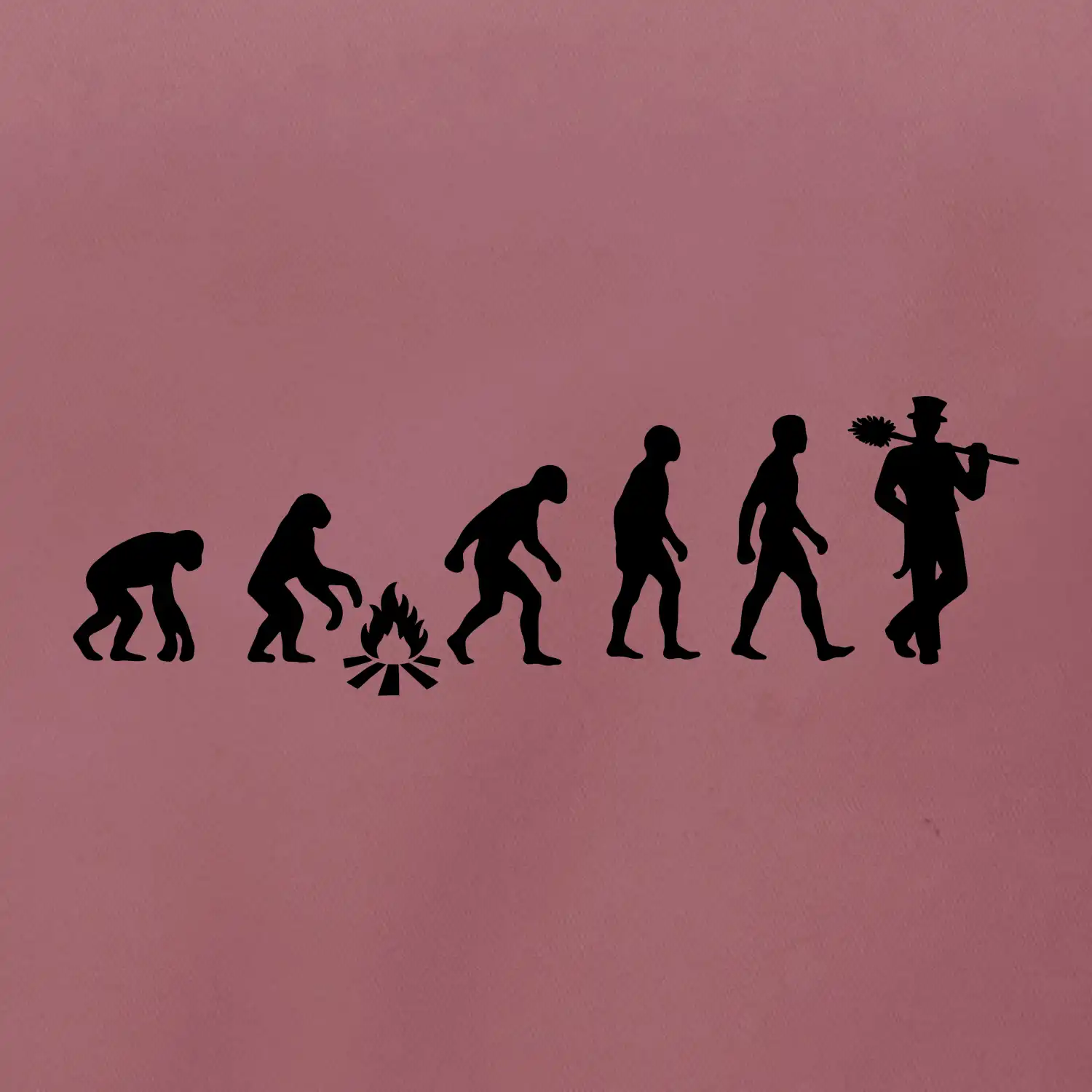 Evoluce kominík v klobouku