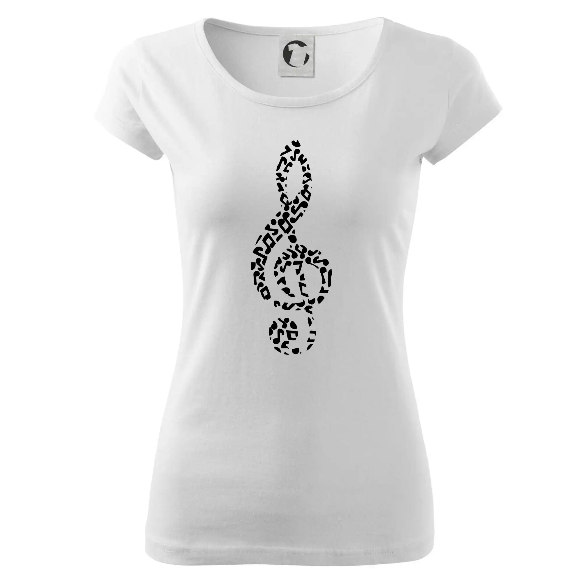 Houslový klíč z not