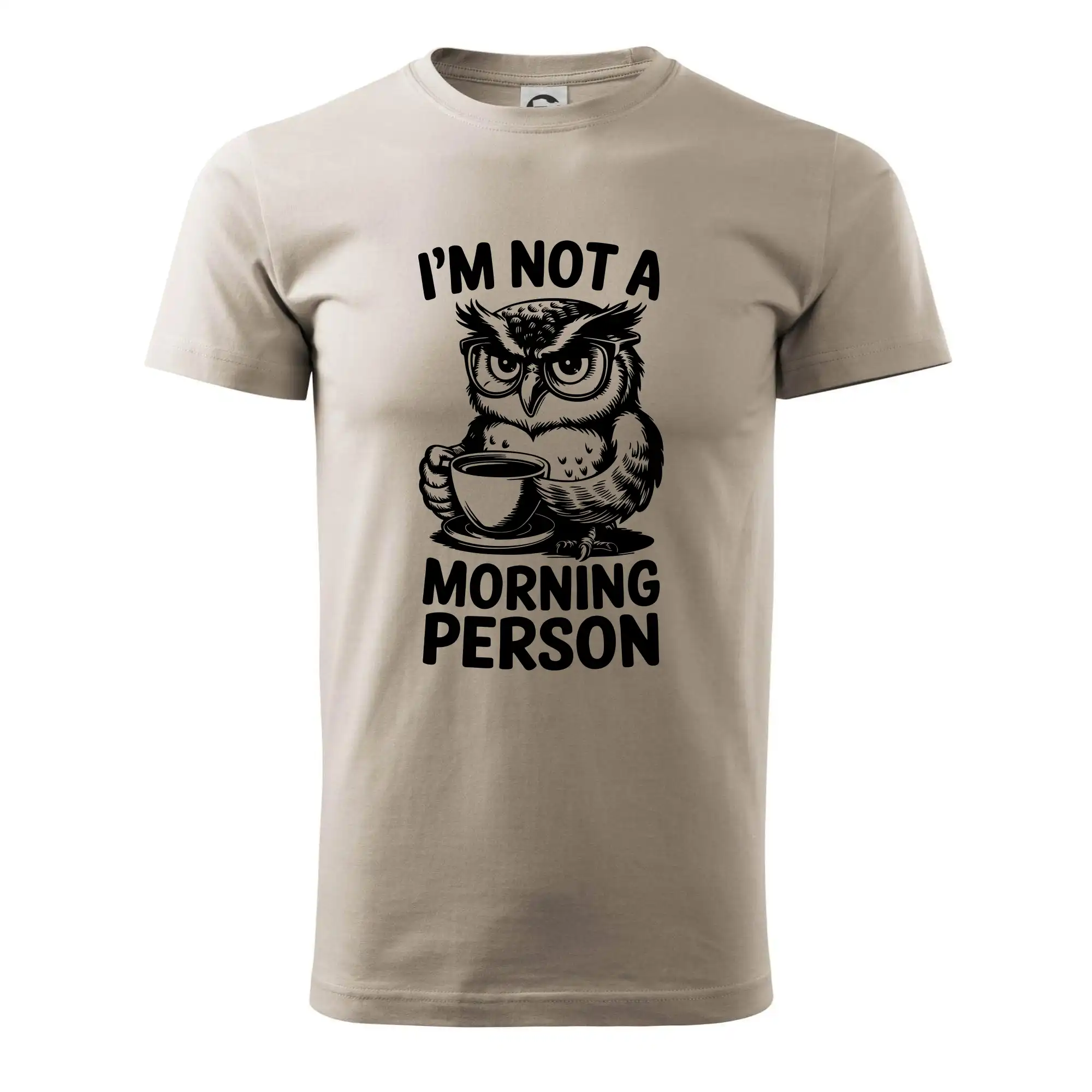 Ostatné nápisy - I'm not a morning person sova - Klasické pánske tričko vyššej gramáže