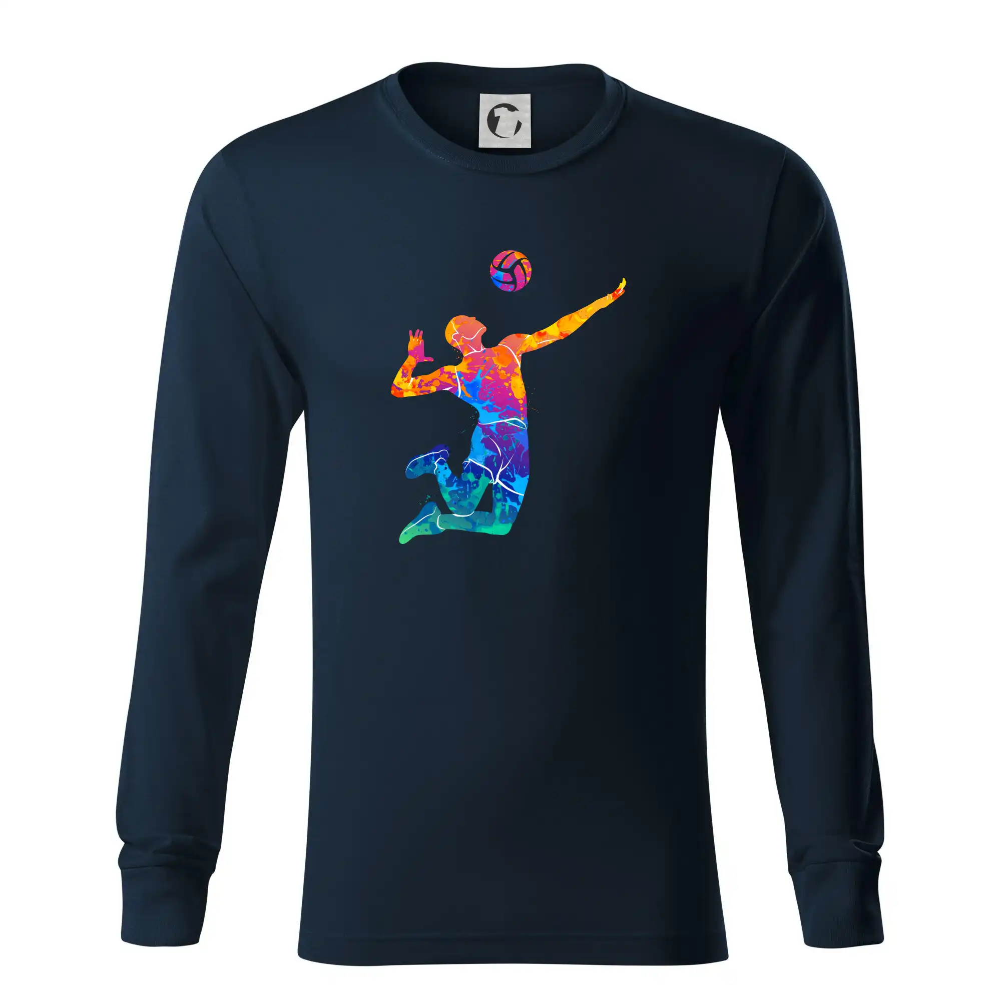 Volejbalista splash s míčem