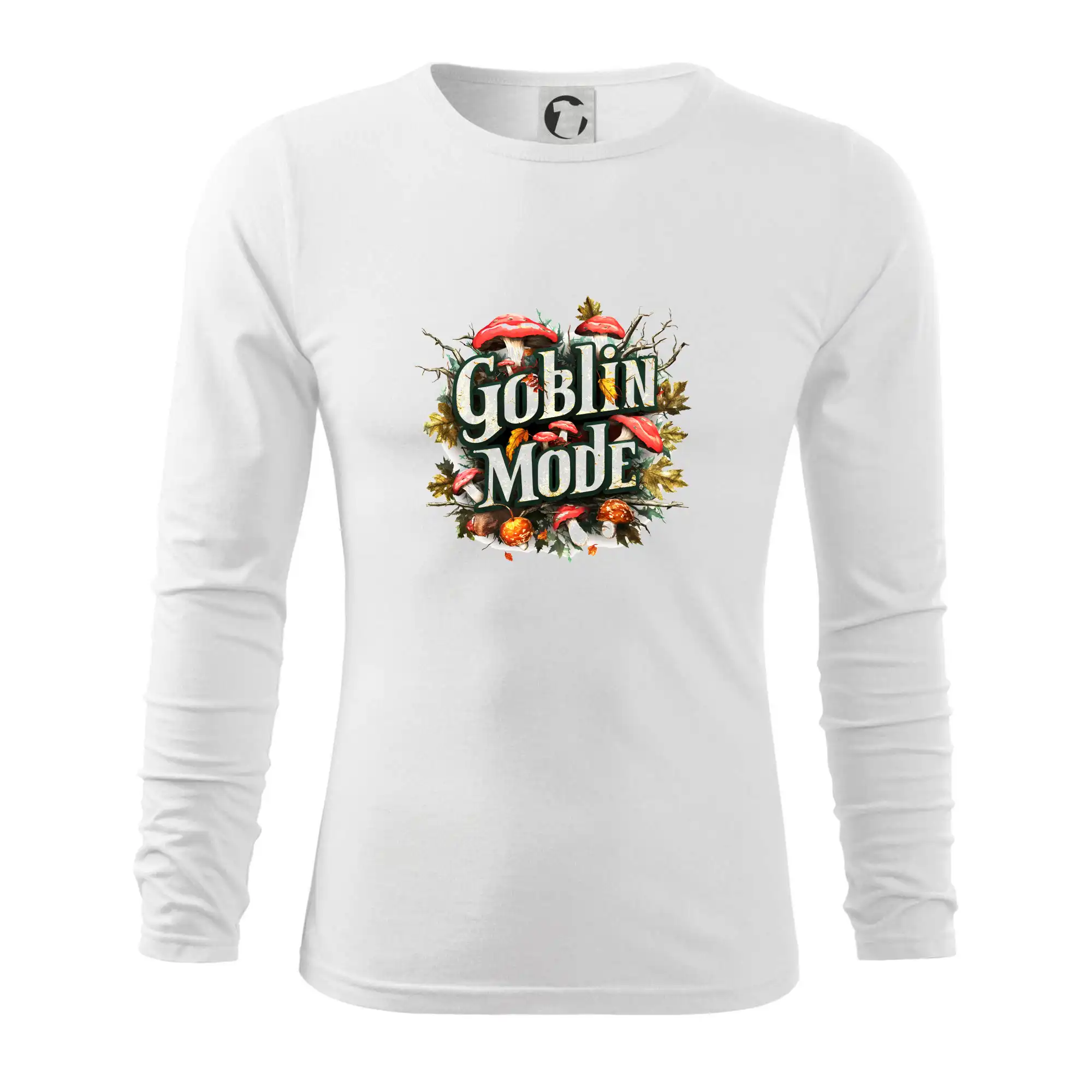 Tričká s motívmi ktoré frčia na internete - Goblincore Goblin Mode - Tričko s dlhým rukávom FIT-T long sleeve