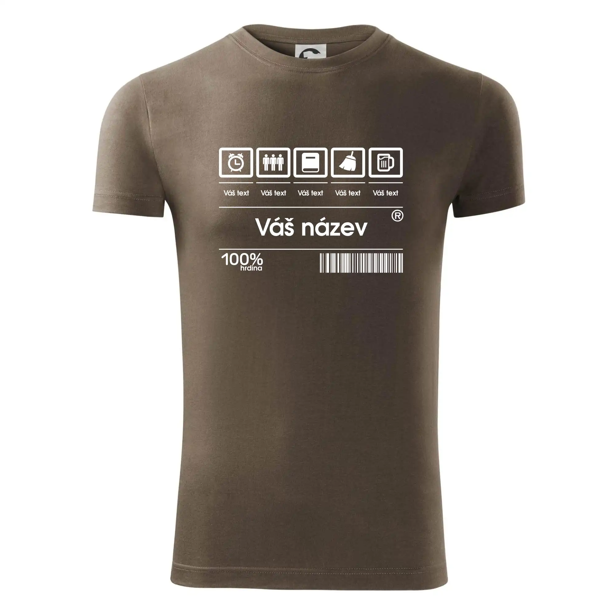 Čárový kód - Vlastní text