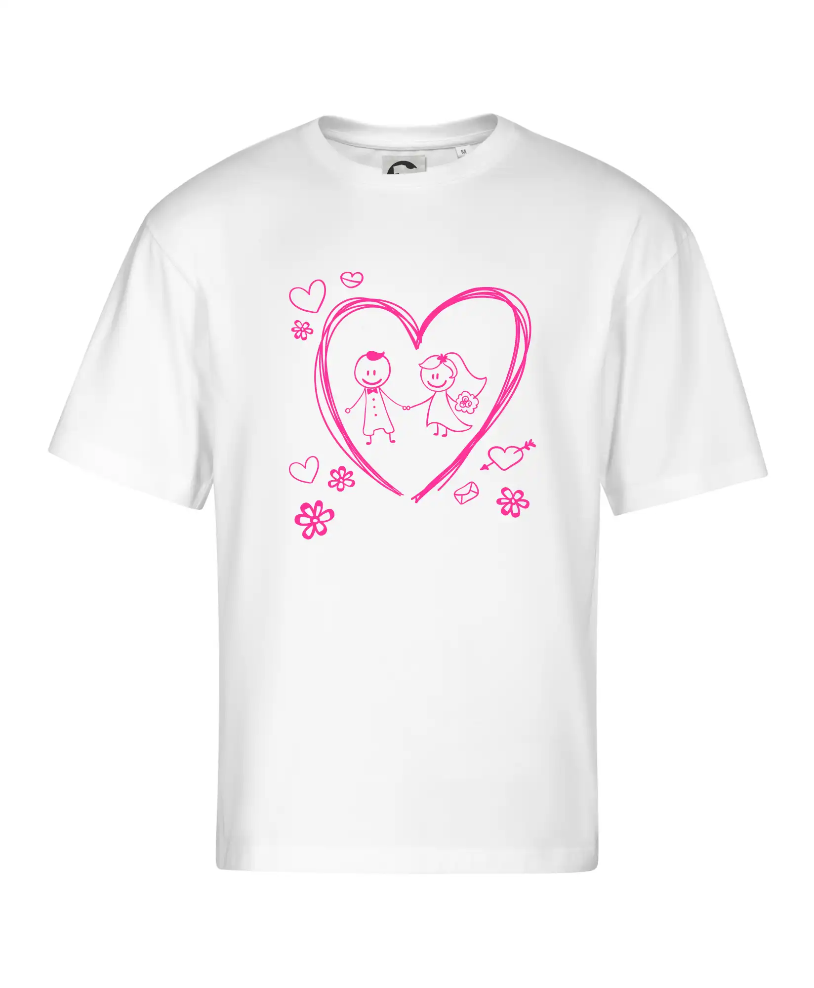 Svatba - kreslené srdce