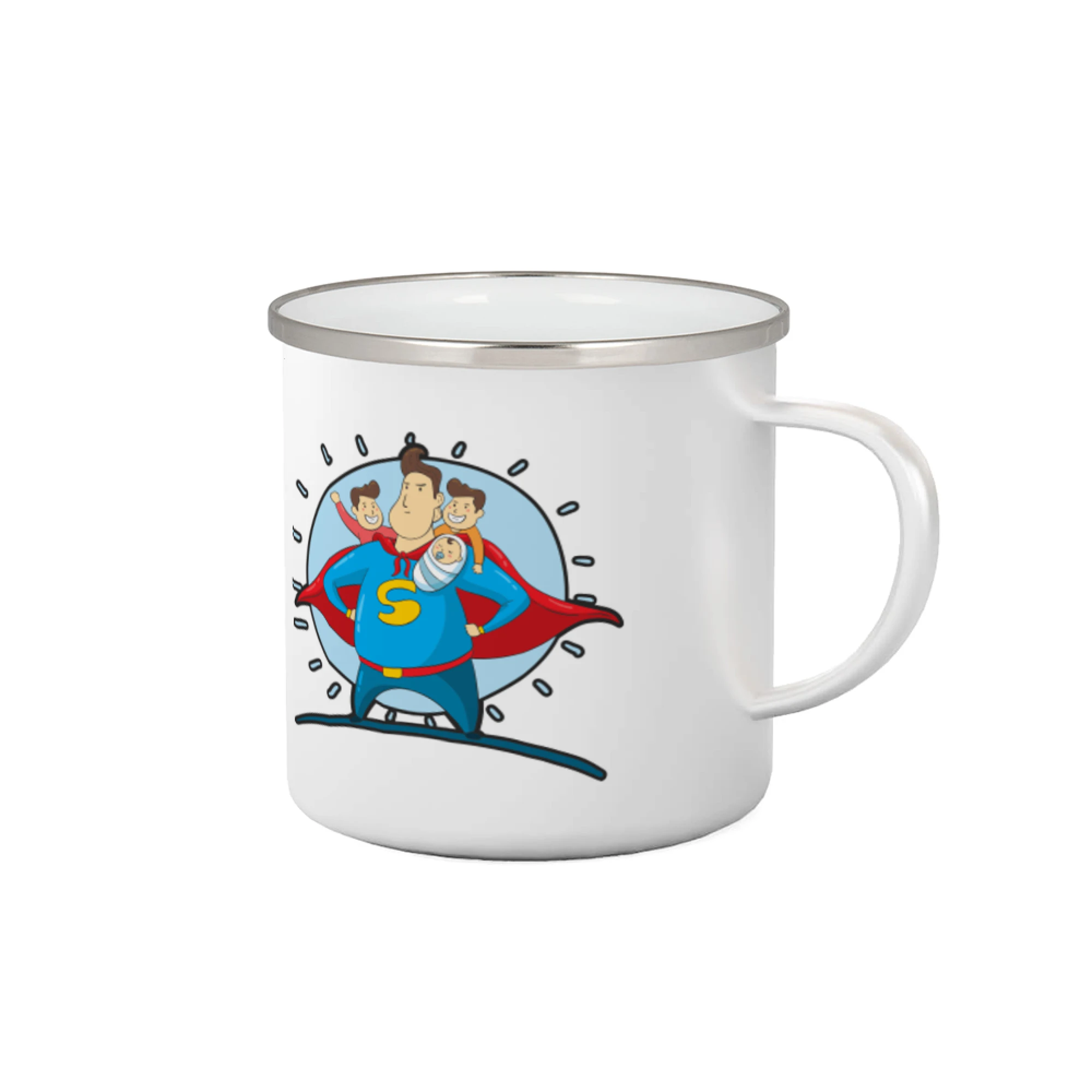Najlepší darček pre otecka ku dňu otcov - Táta superman - kluk, kluk a dítě - Plecháčik