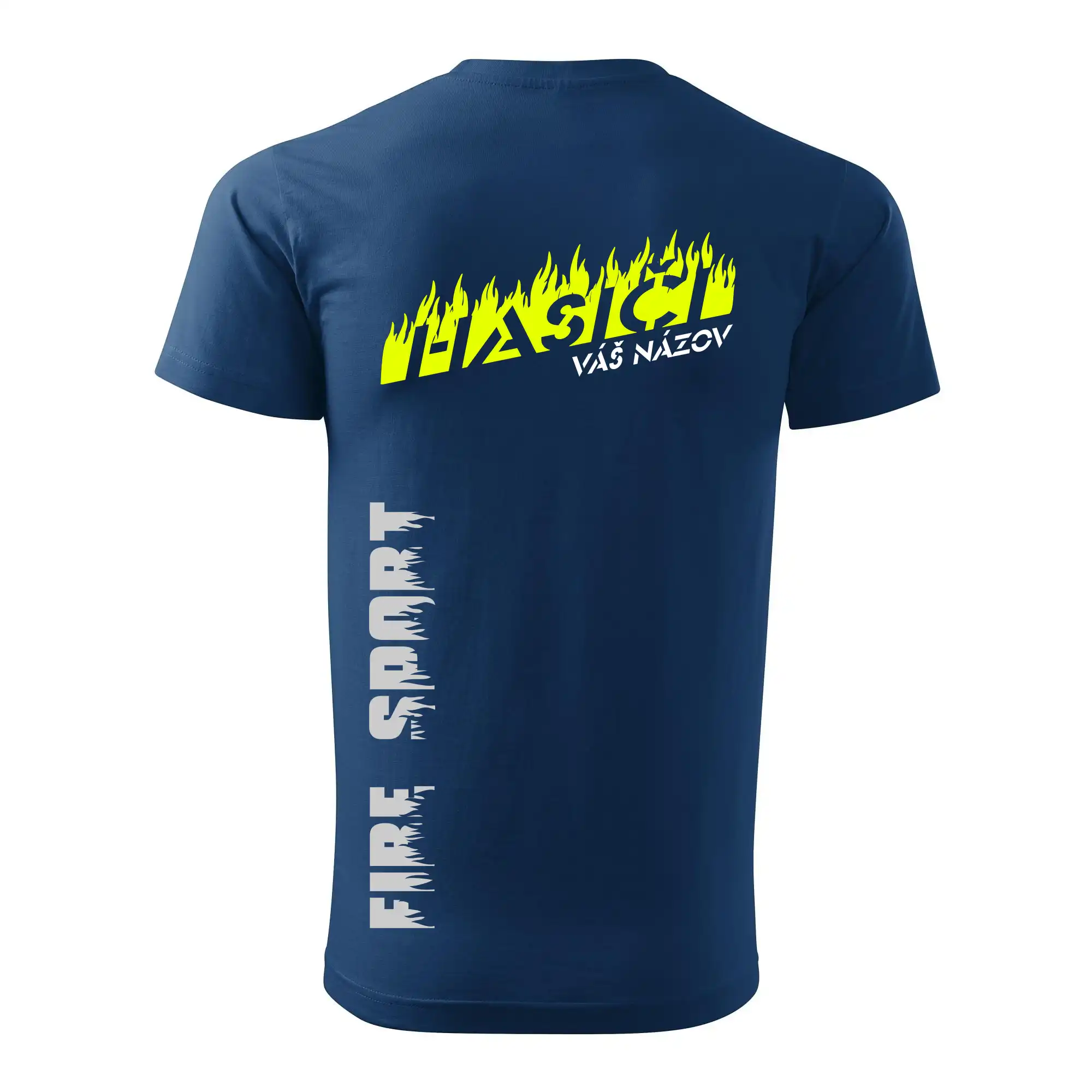 Hasiči - oheň - Váš názov - Prsník + chrbát