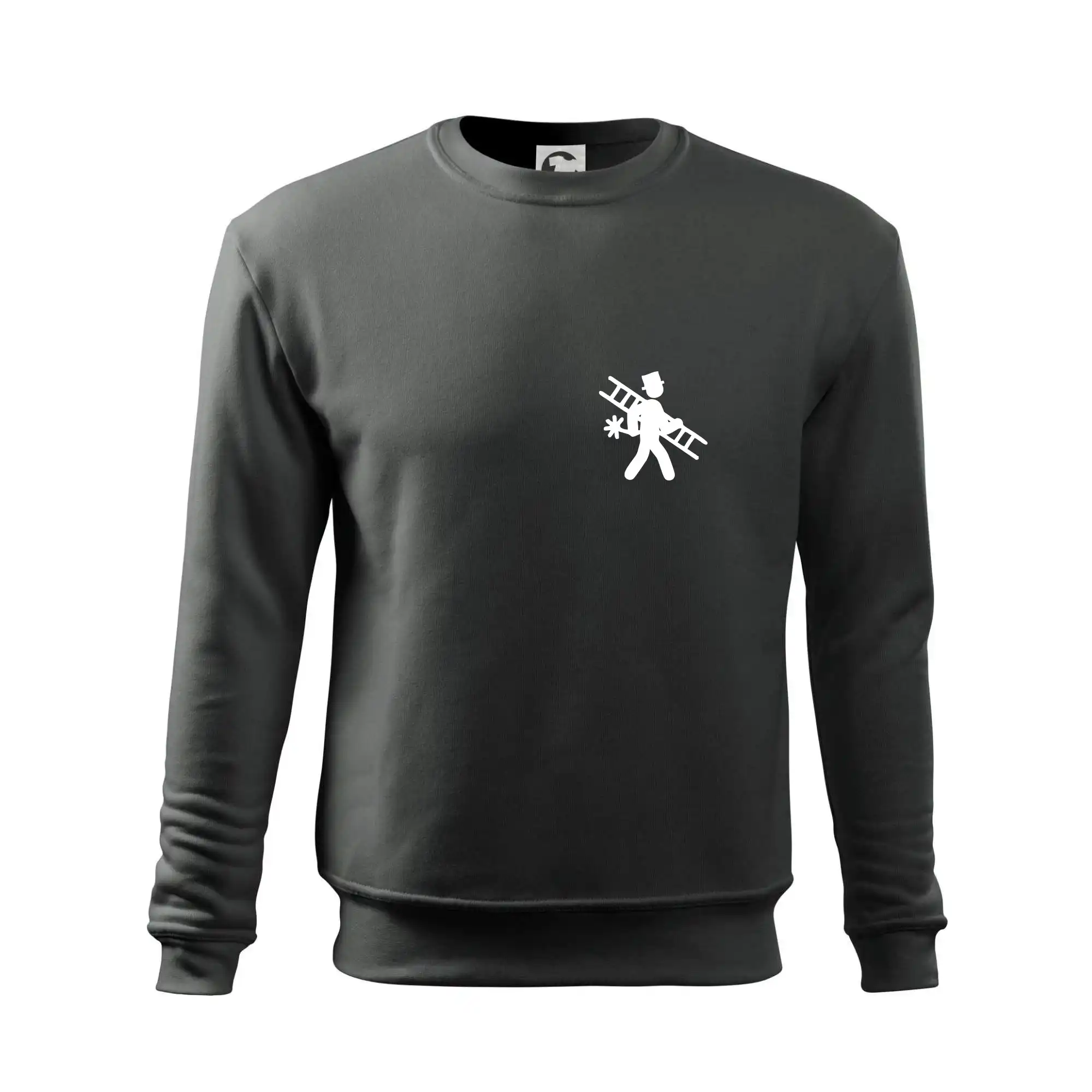 Vtipné tričká do práce - Kominík logo + nápis na zádech - Mikina Essential detská