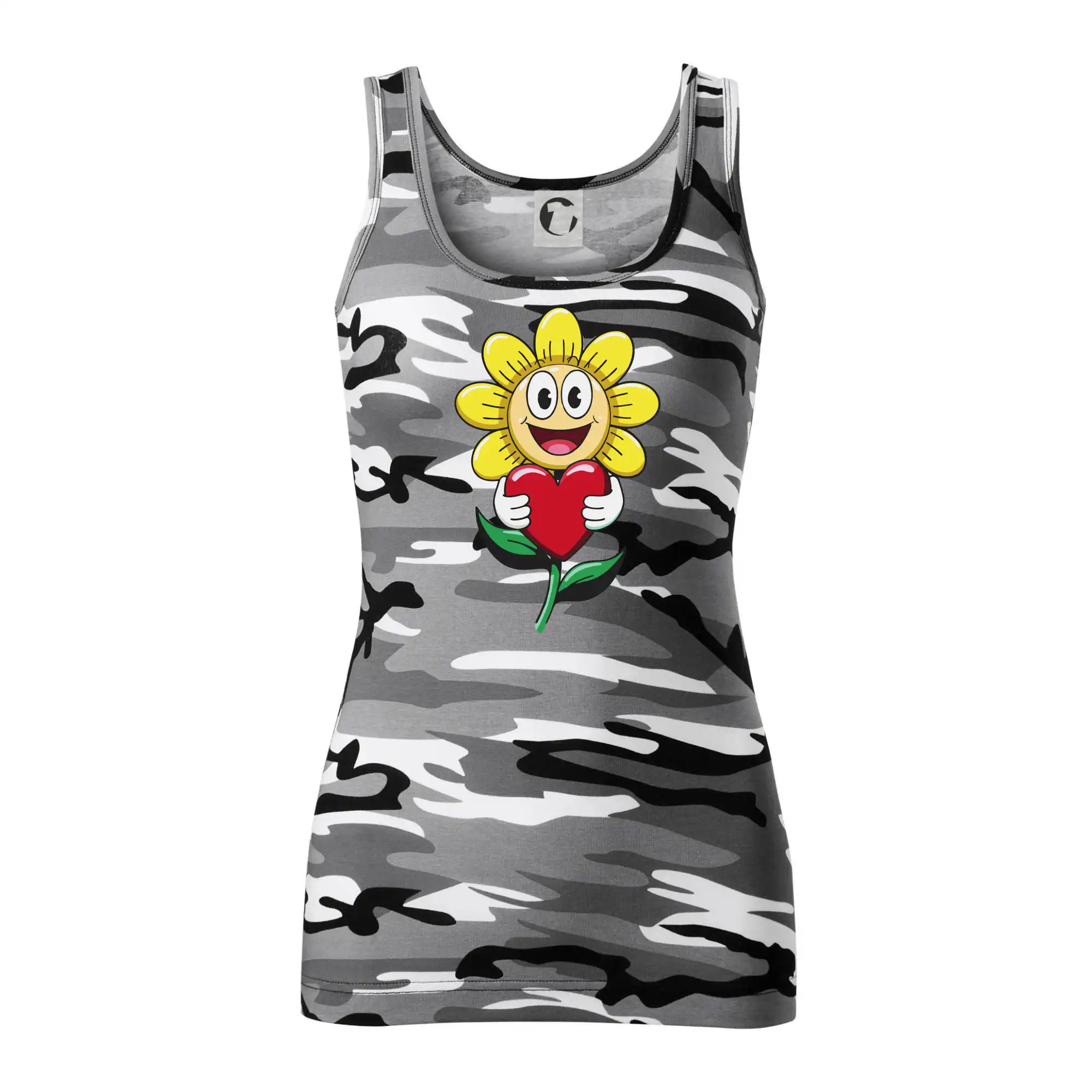 Parové triko - Včela a květina