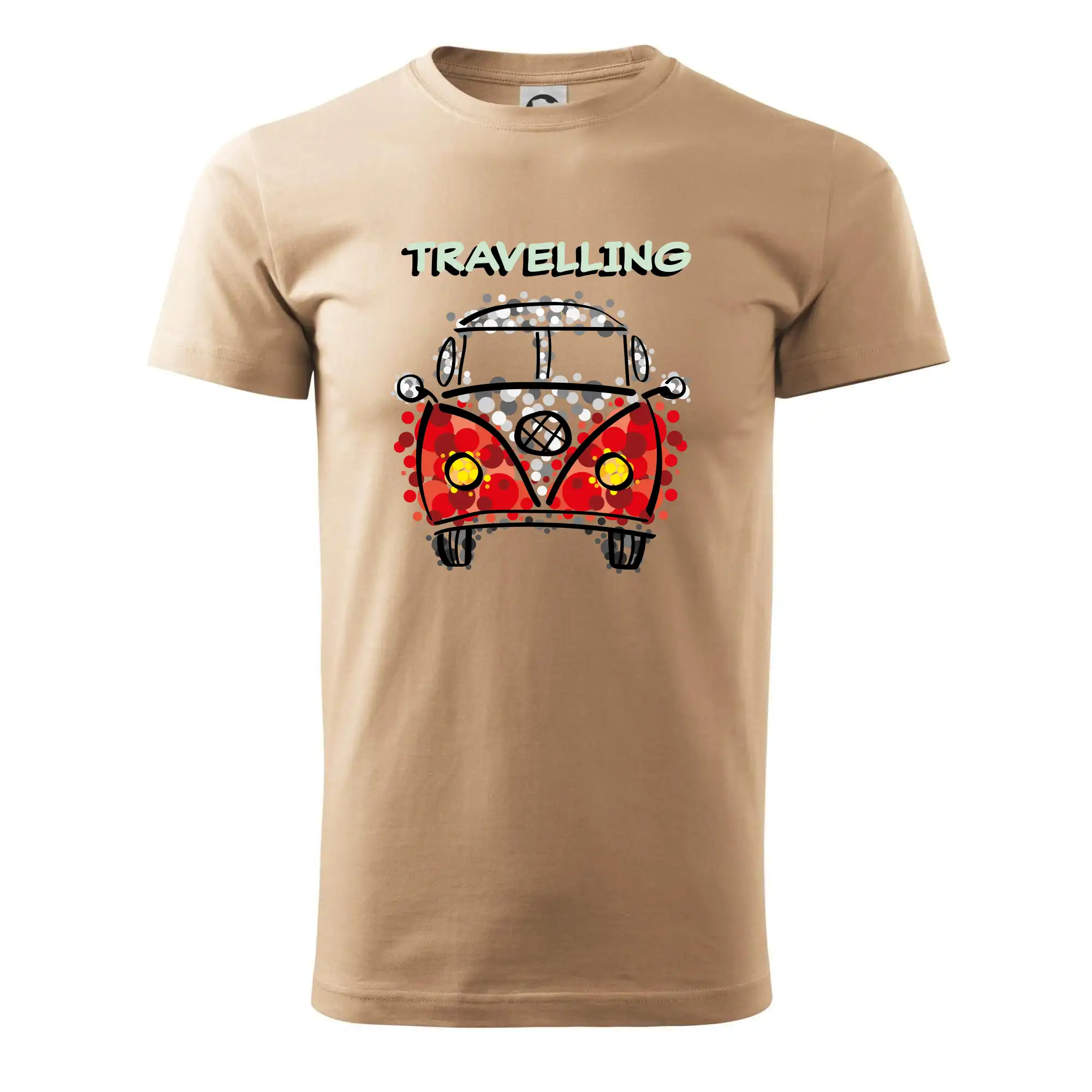 Trička na kempovanie - Traveling kreslené auto (lulu_art) - Pánske tričko nižšej gramáže