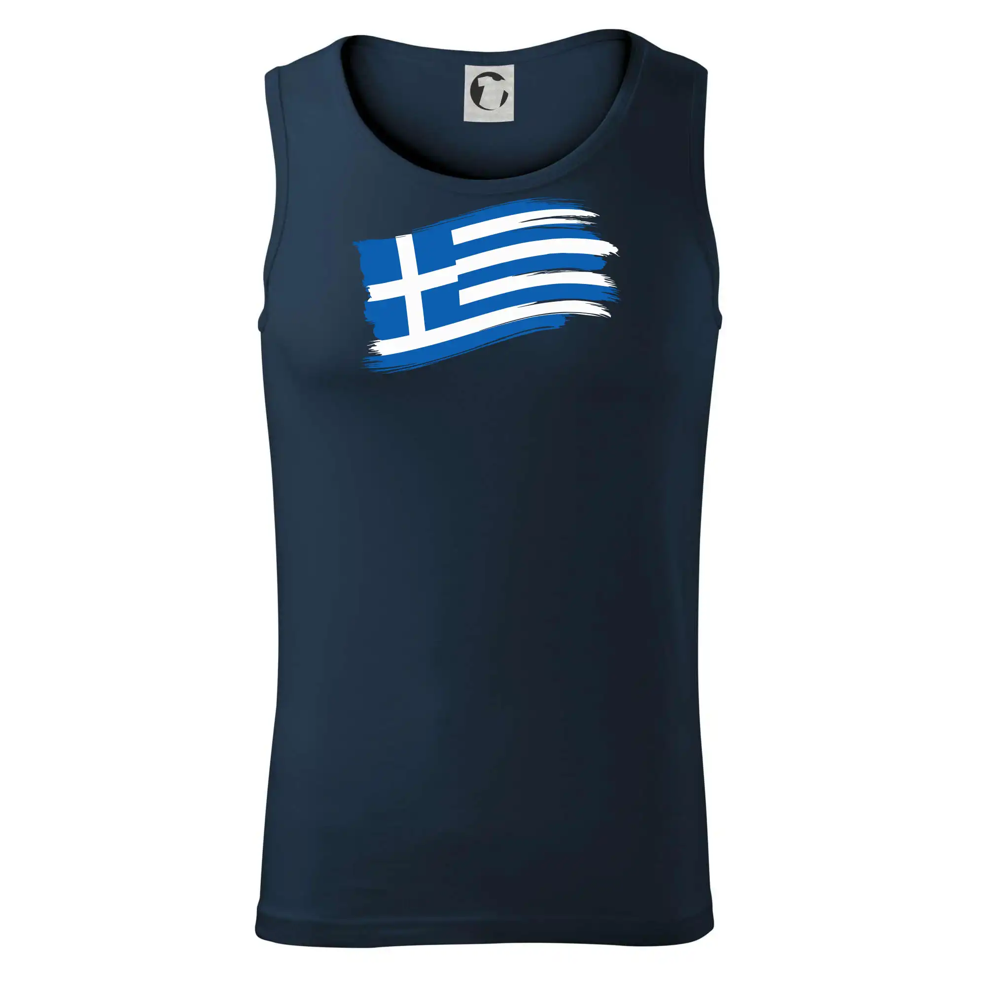 Řecko vlajka - štětkou