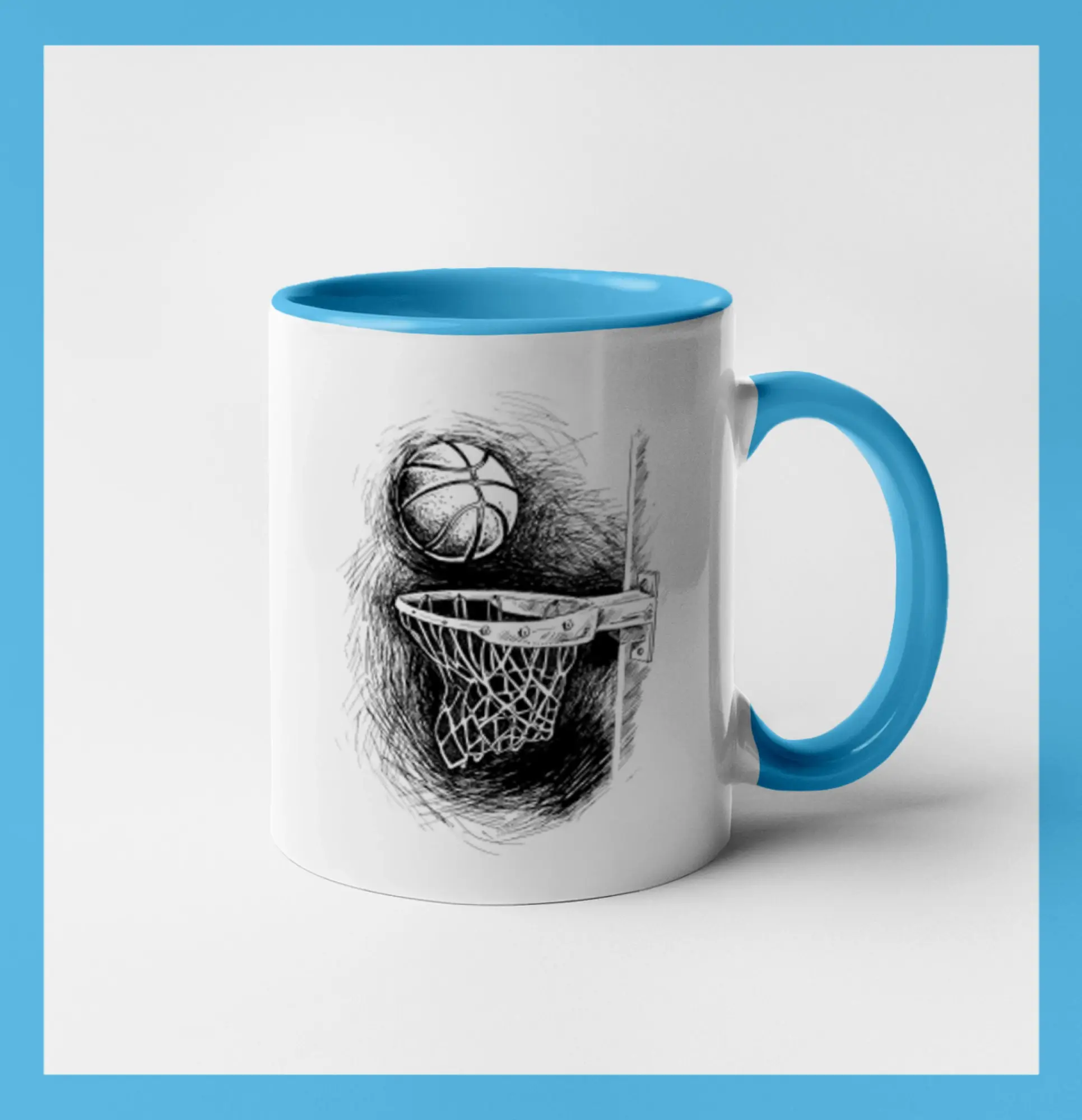 Basketball - kresba ceruzkou