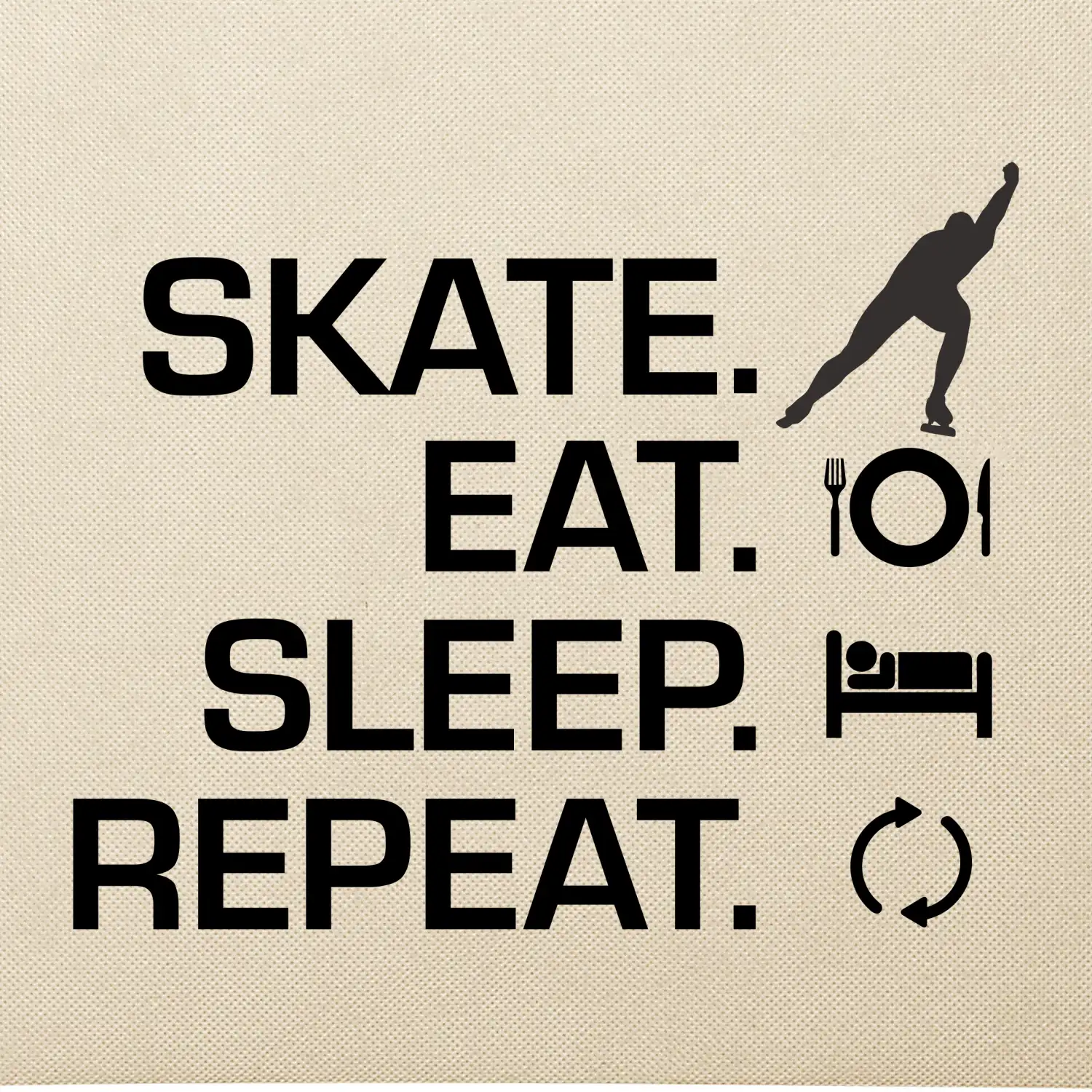 Eat sleep skate - lední bruslení