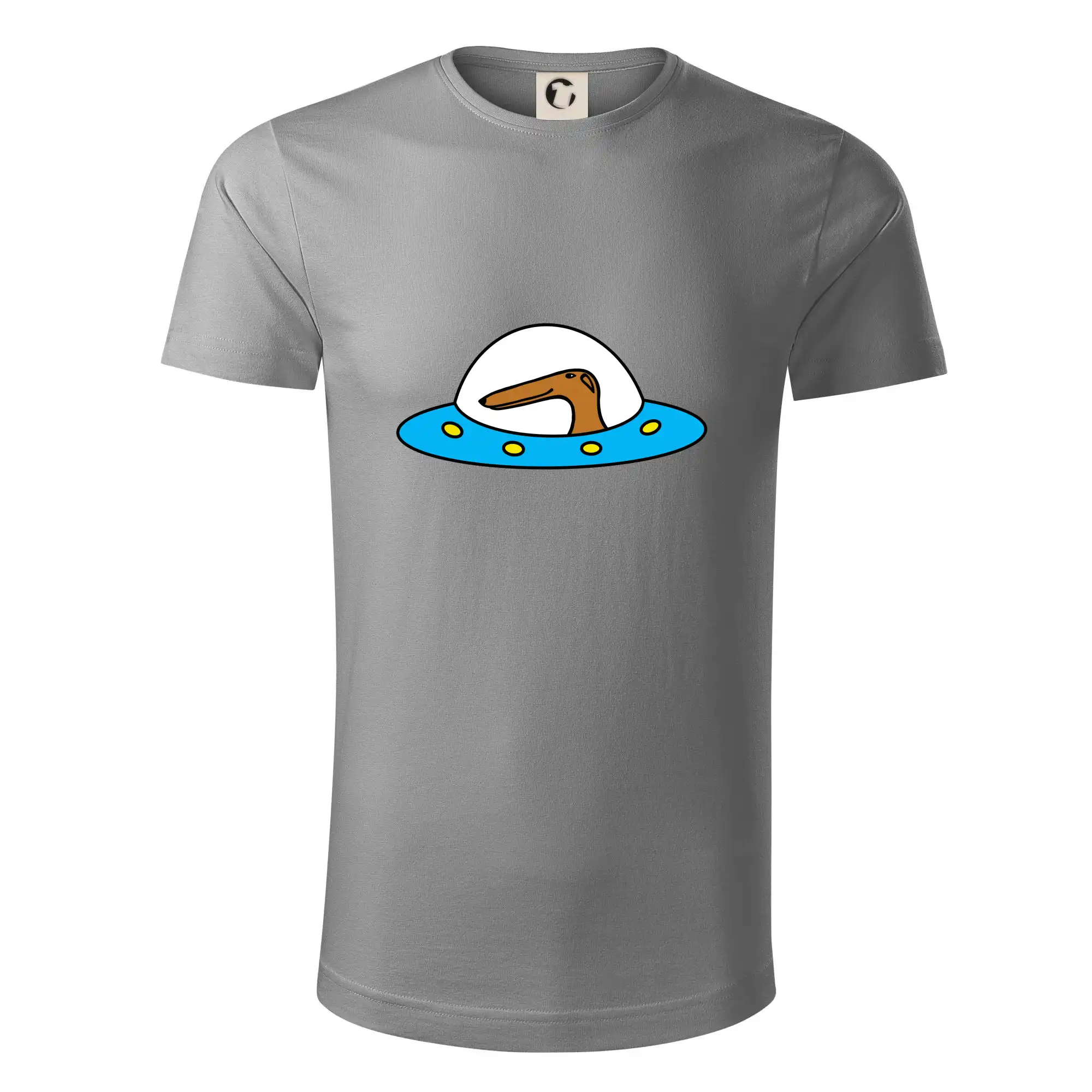 Tričká so zvieratami - UFO pes (Moňas) - Tričko z organickej bavlny
