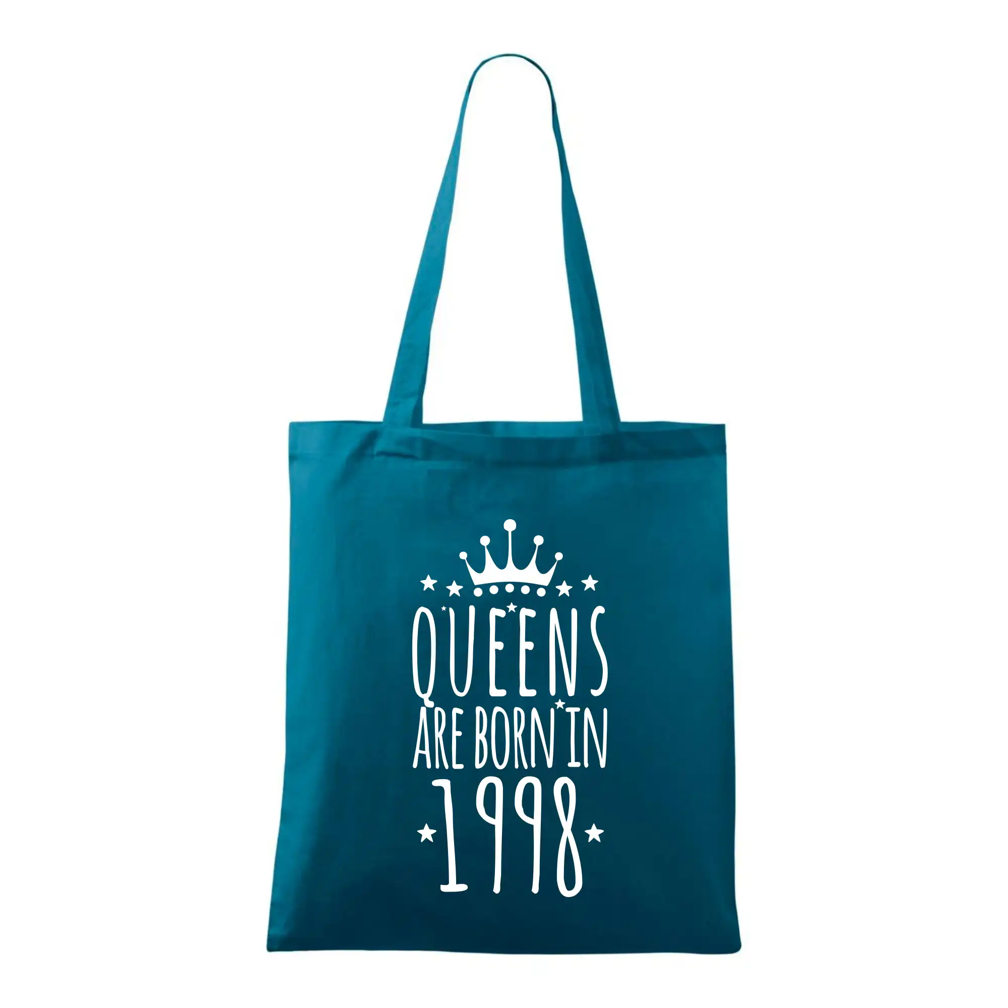 Trička s ročníkom 1998 - Queens are born in 1998 - Taška bavlnená