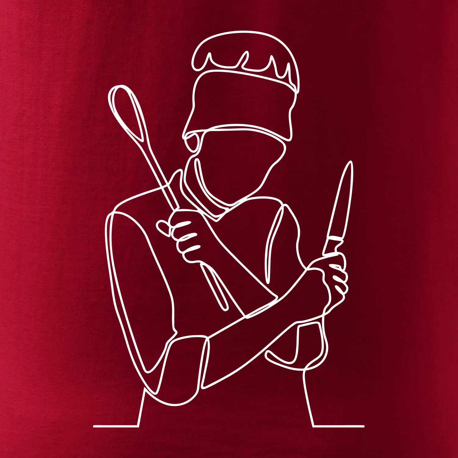 Kuchař jedním tahem