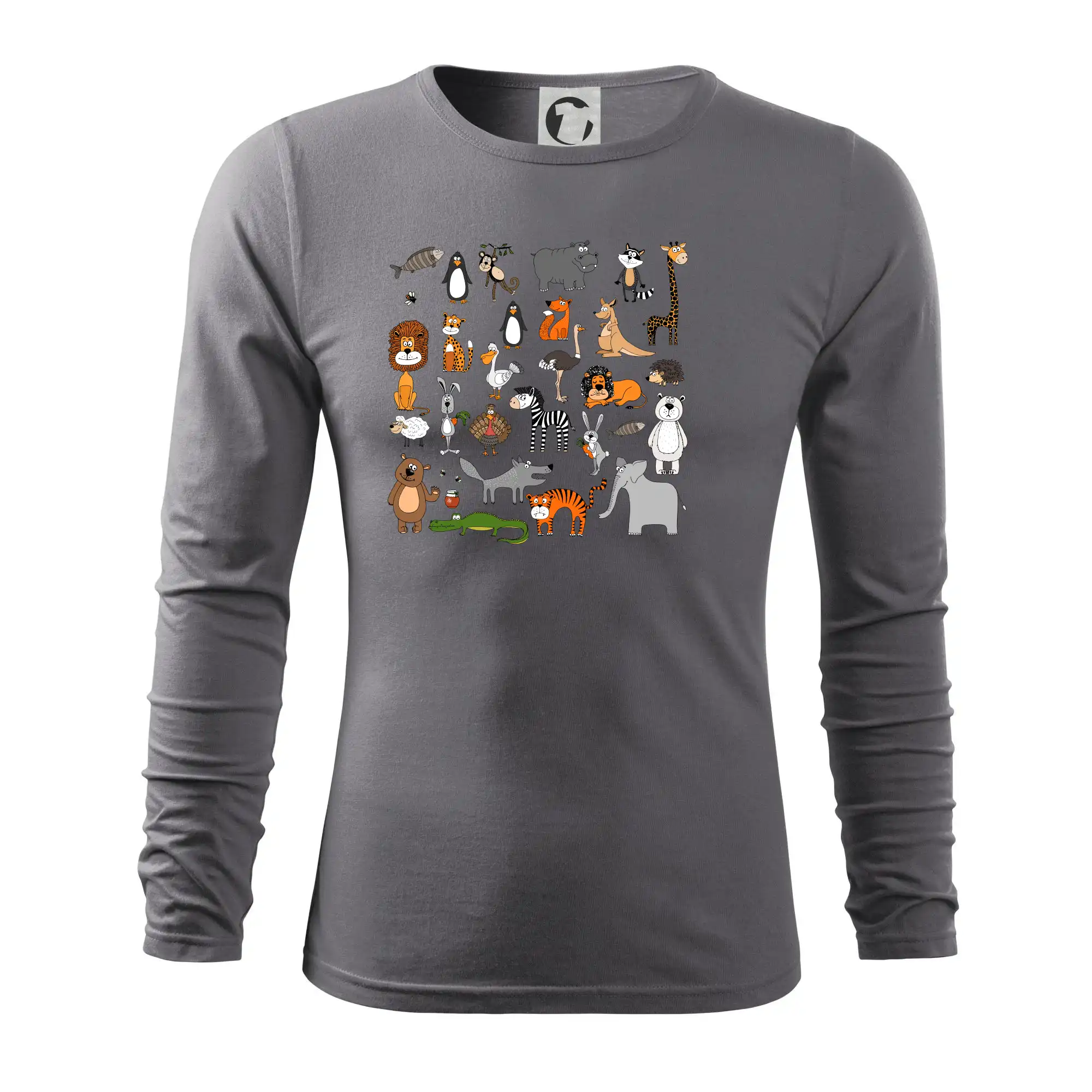 Zvieratká na triku - Tričko s dlhým rukávom FIT-T long sleeve