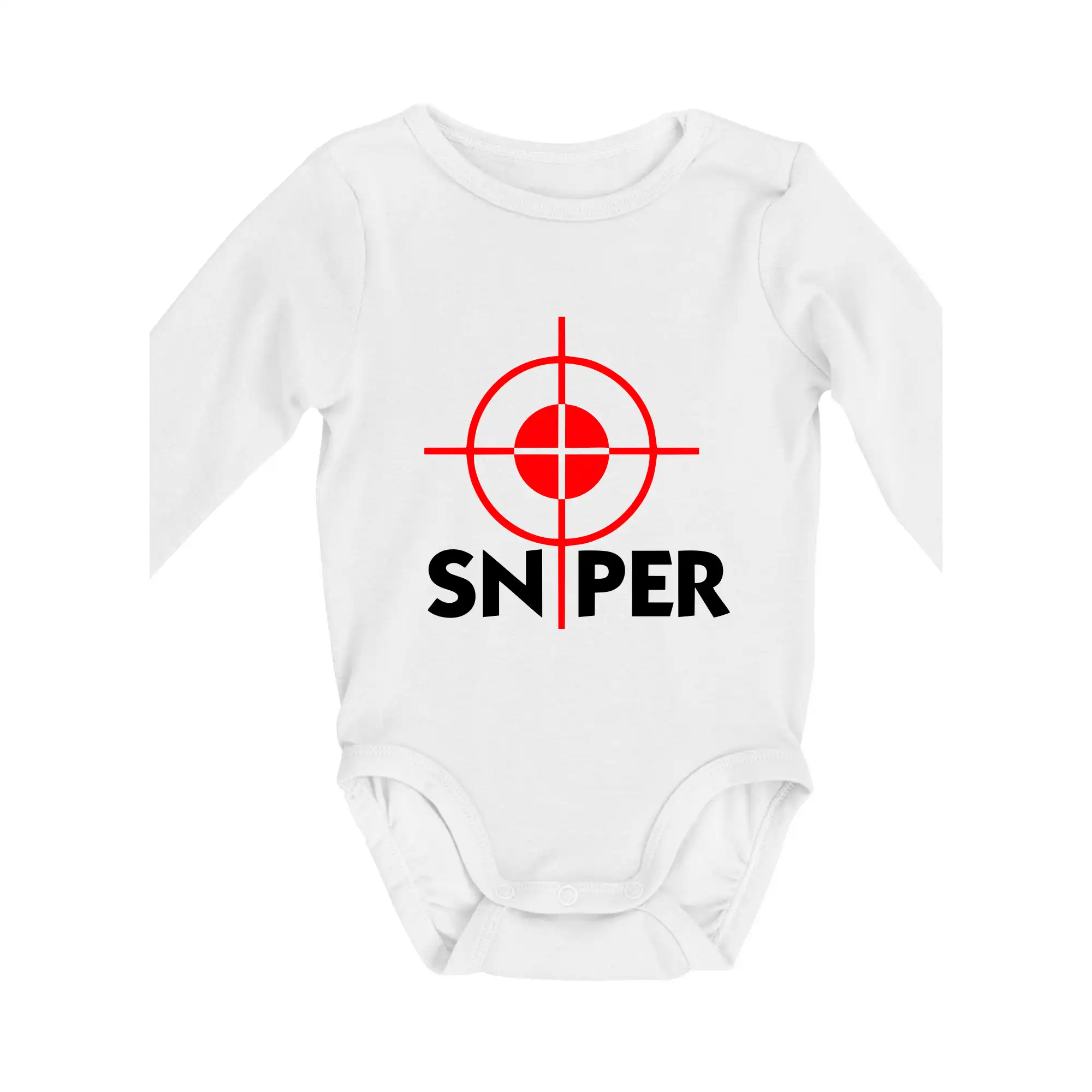 Sniper zameriavač - Body dojčenské s dlhým rukávom