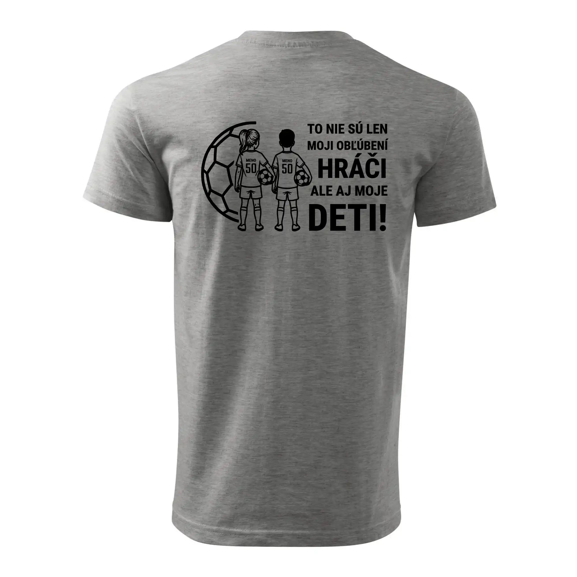 Futbalový otec - syn a dcéra (vaše meno a číslo)