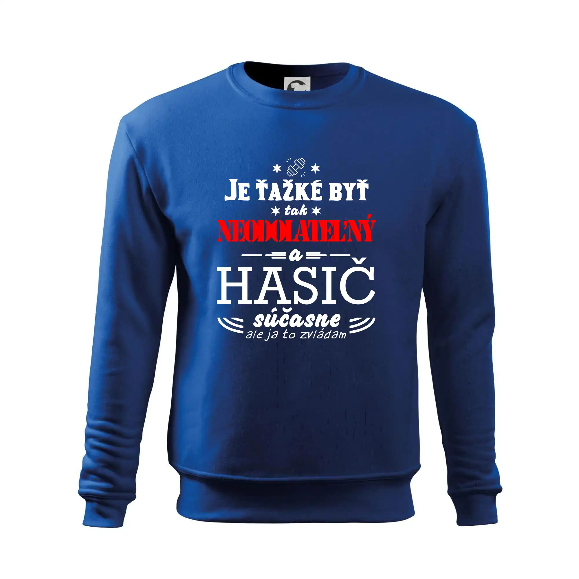 Originálne tričká pre hasičov - Neodolateľný hasič - Mikina Essential pánska