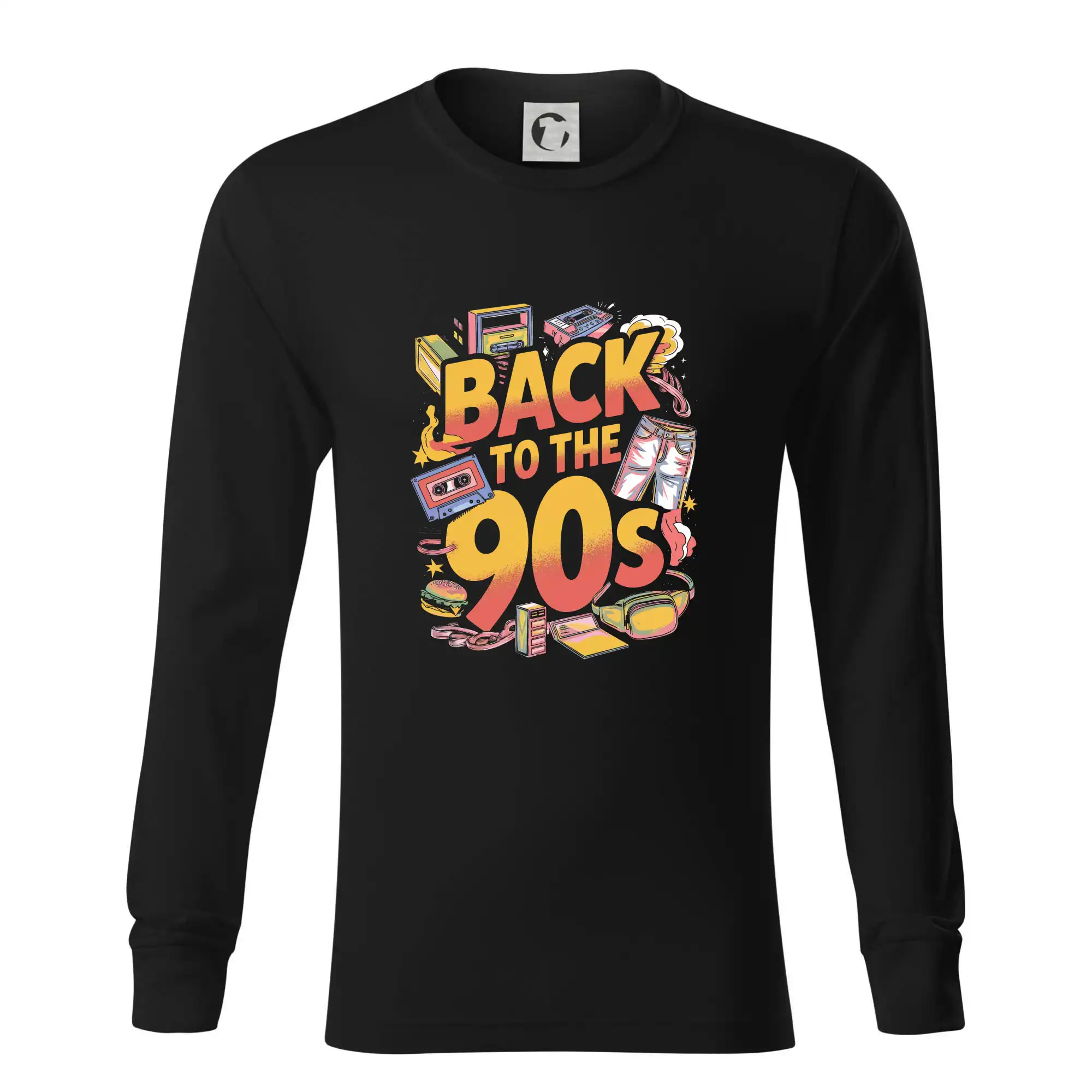 Back to 90s - spomienky - Tričko s dlhým rukávom LS R05