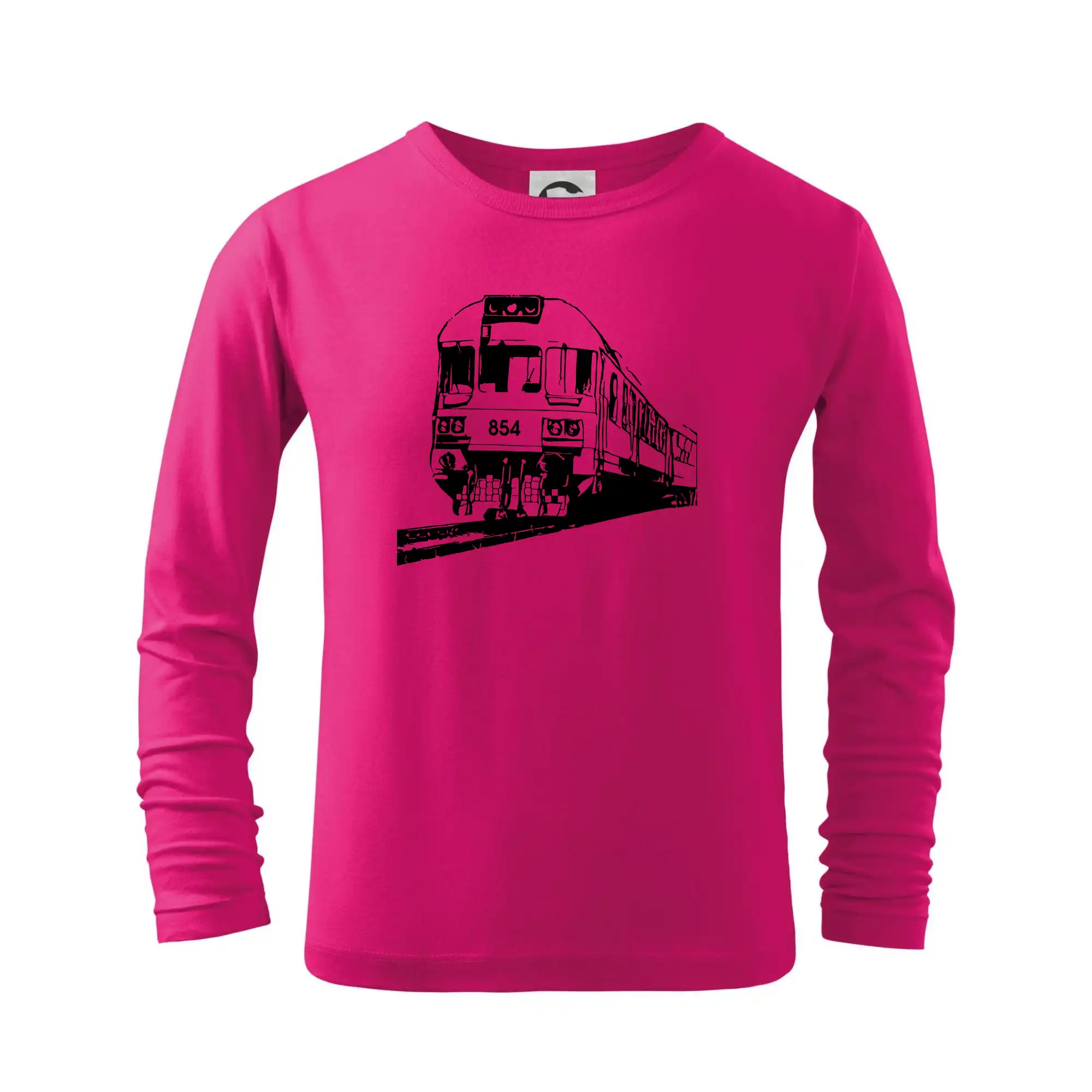 Tričká s vlakmi a autobusmi - Vlak 854 - Tričko detské Long Sleeve