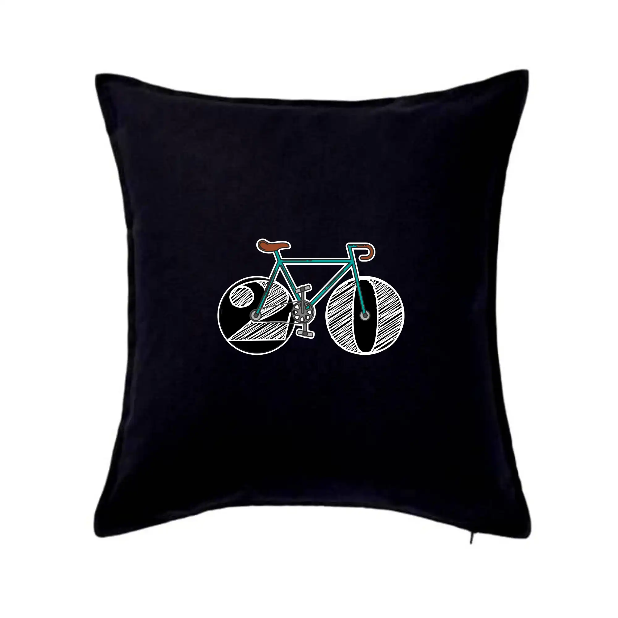 Tričko ako darček pre cyklistu - Narodeniny 20 rokov na bicykli - Vankúš 50x50