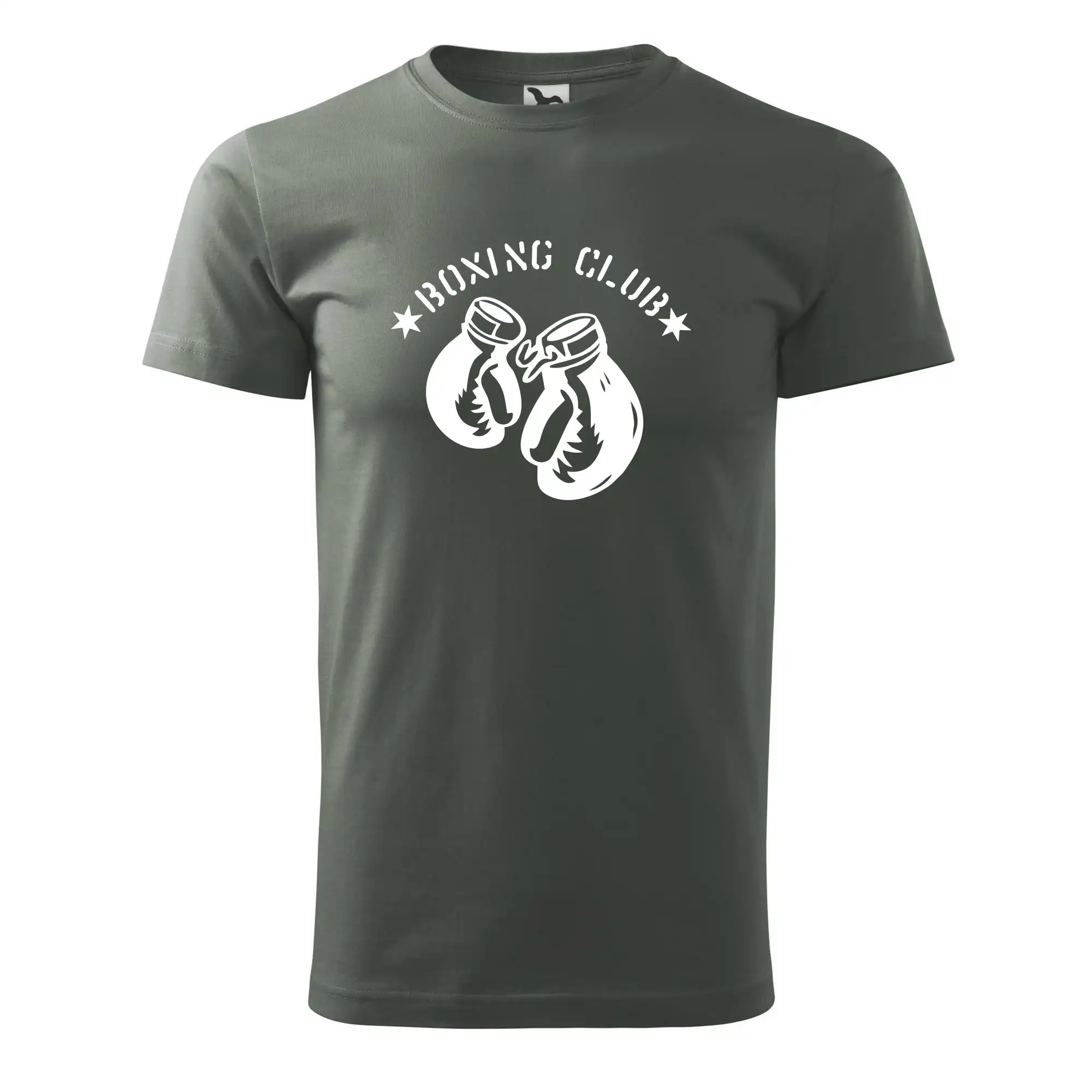 Tričká na box - Boxing club nápis - Pánske tričko nižšej gramáže