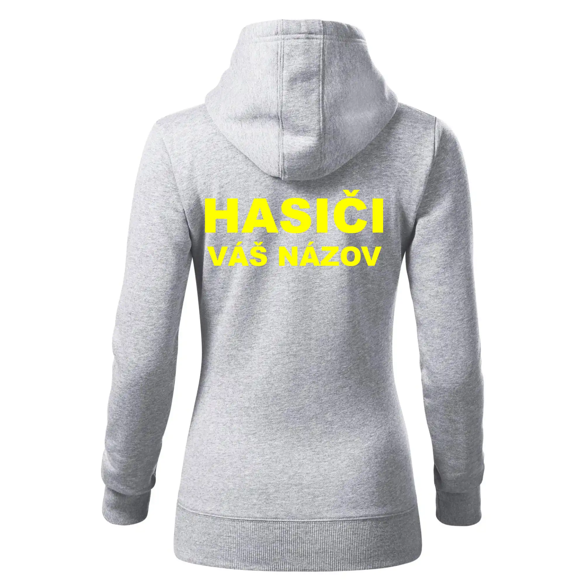 Hasiči - žltý nápis - váš názov zboru