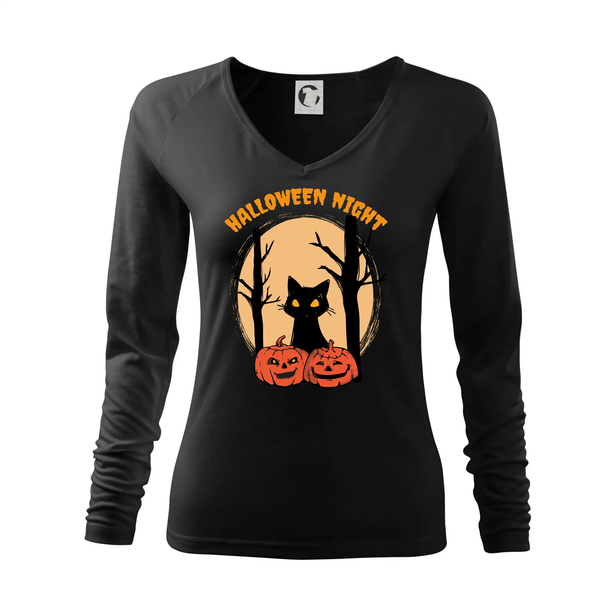 Grafické tričká - Halloween Night - Tričko dámske Elegance