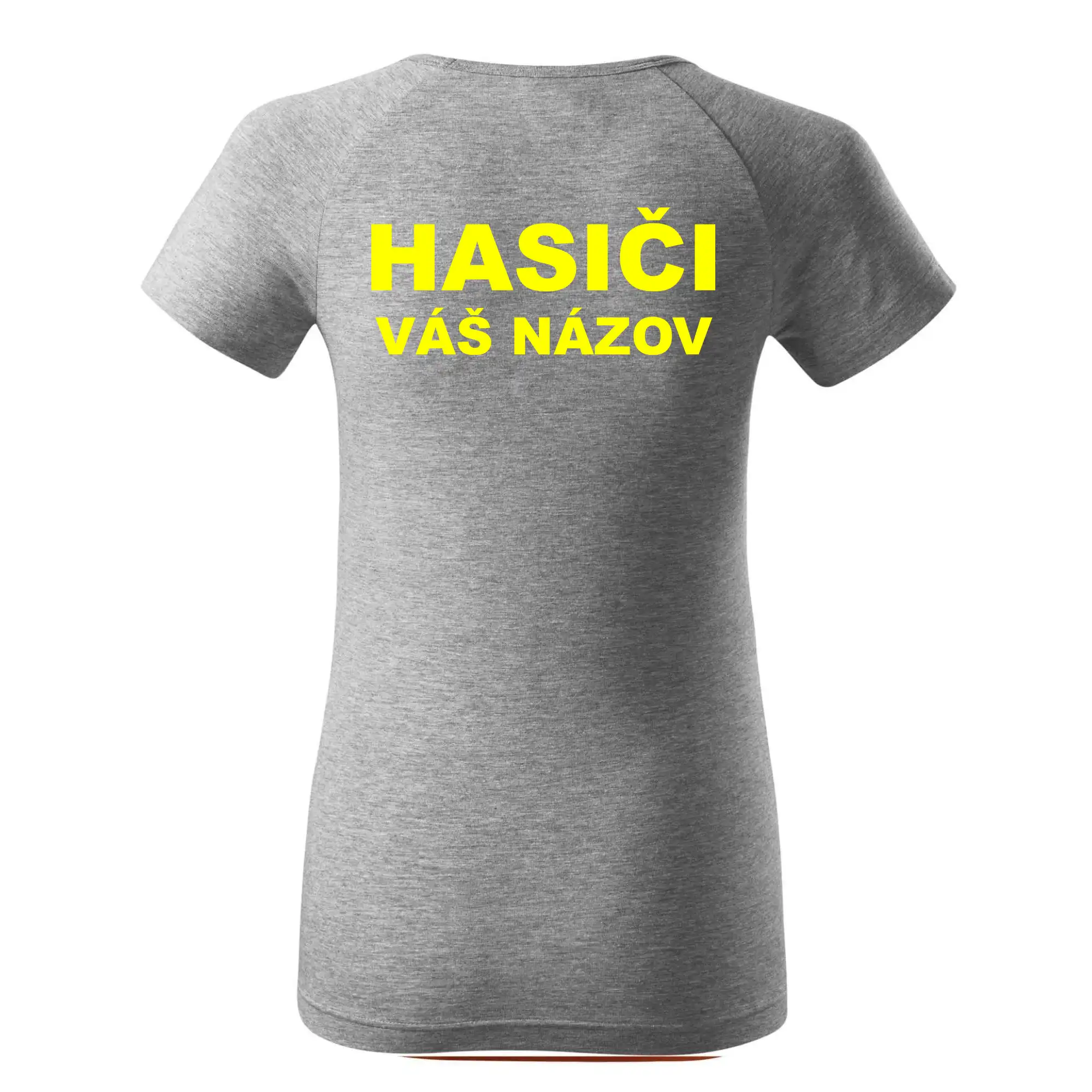 Hasiči - žltý nápis - váš názov zboru