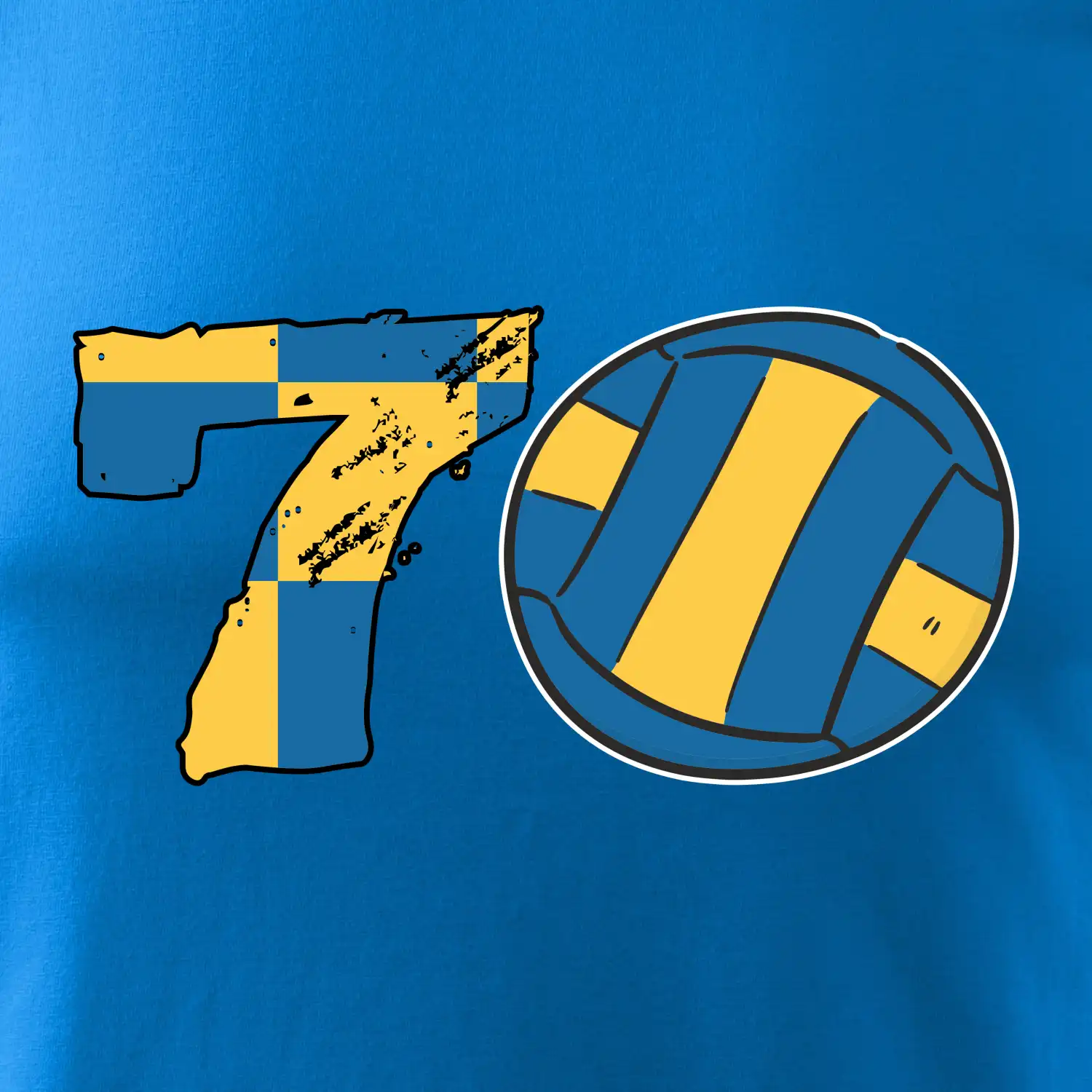 Volejbal kulaté narozeniny 70