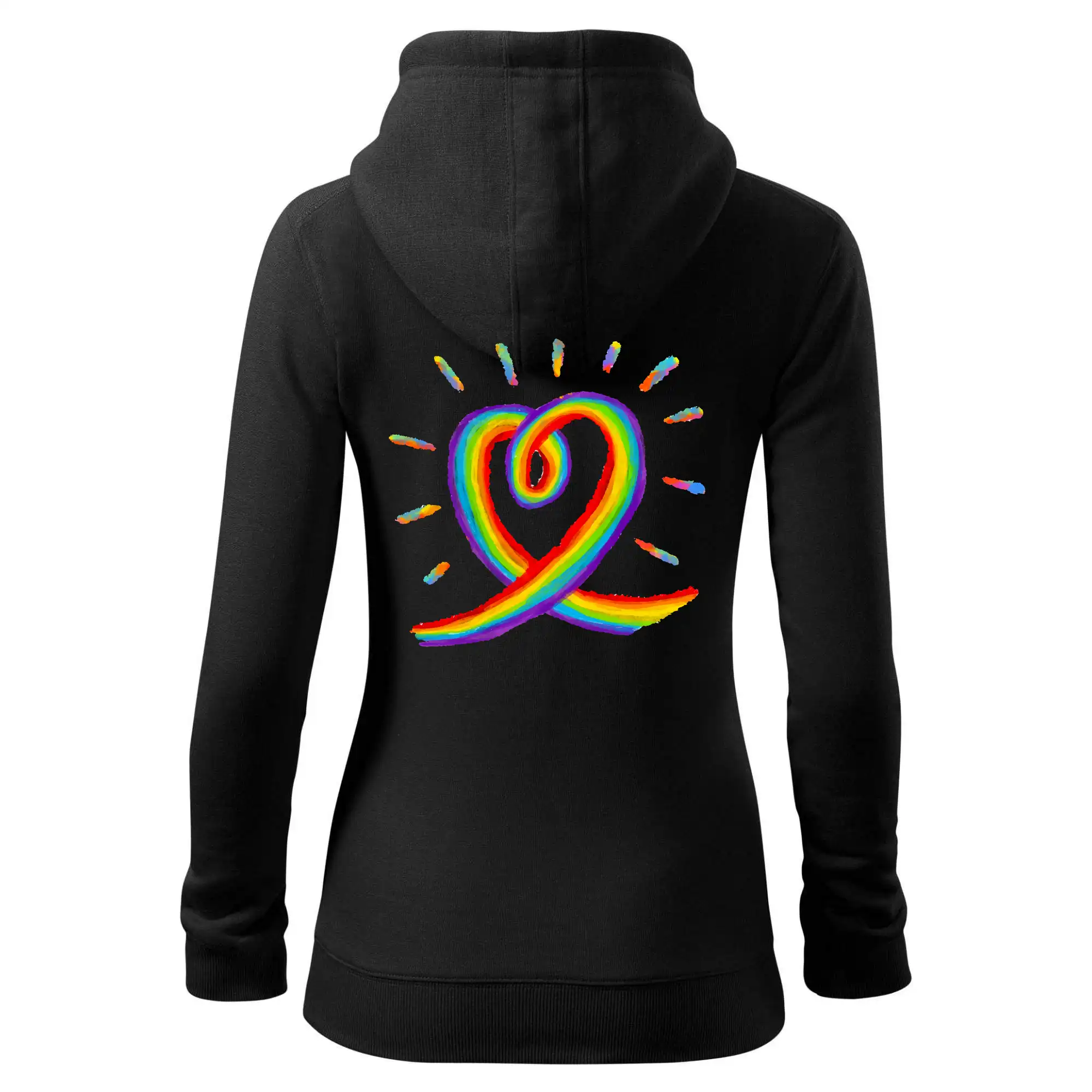 Srdce pride duha kreslená