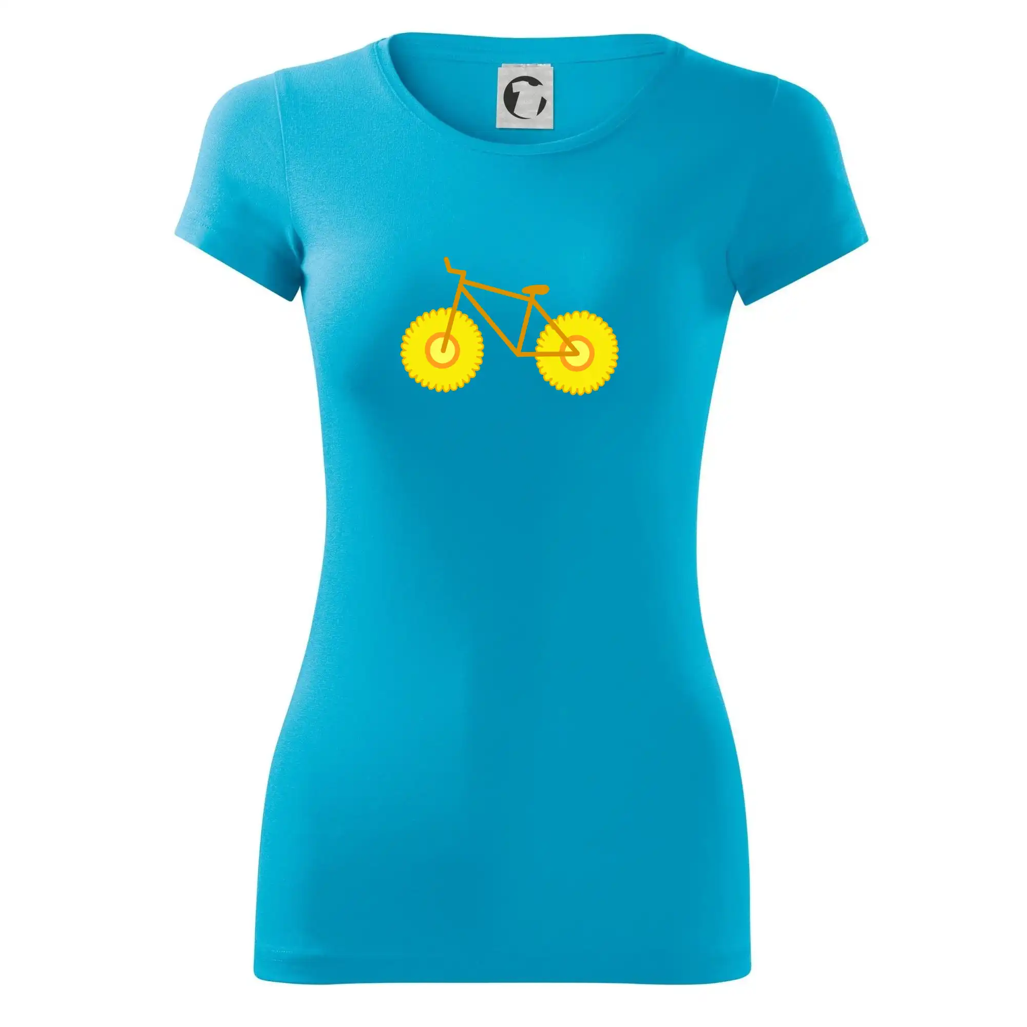 Tričko ako darček pre cyklistu - Bicykel kukurice (Moňas) - Dámske tričko Glance - Priliehavejší strih