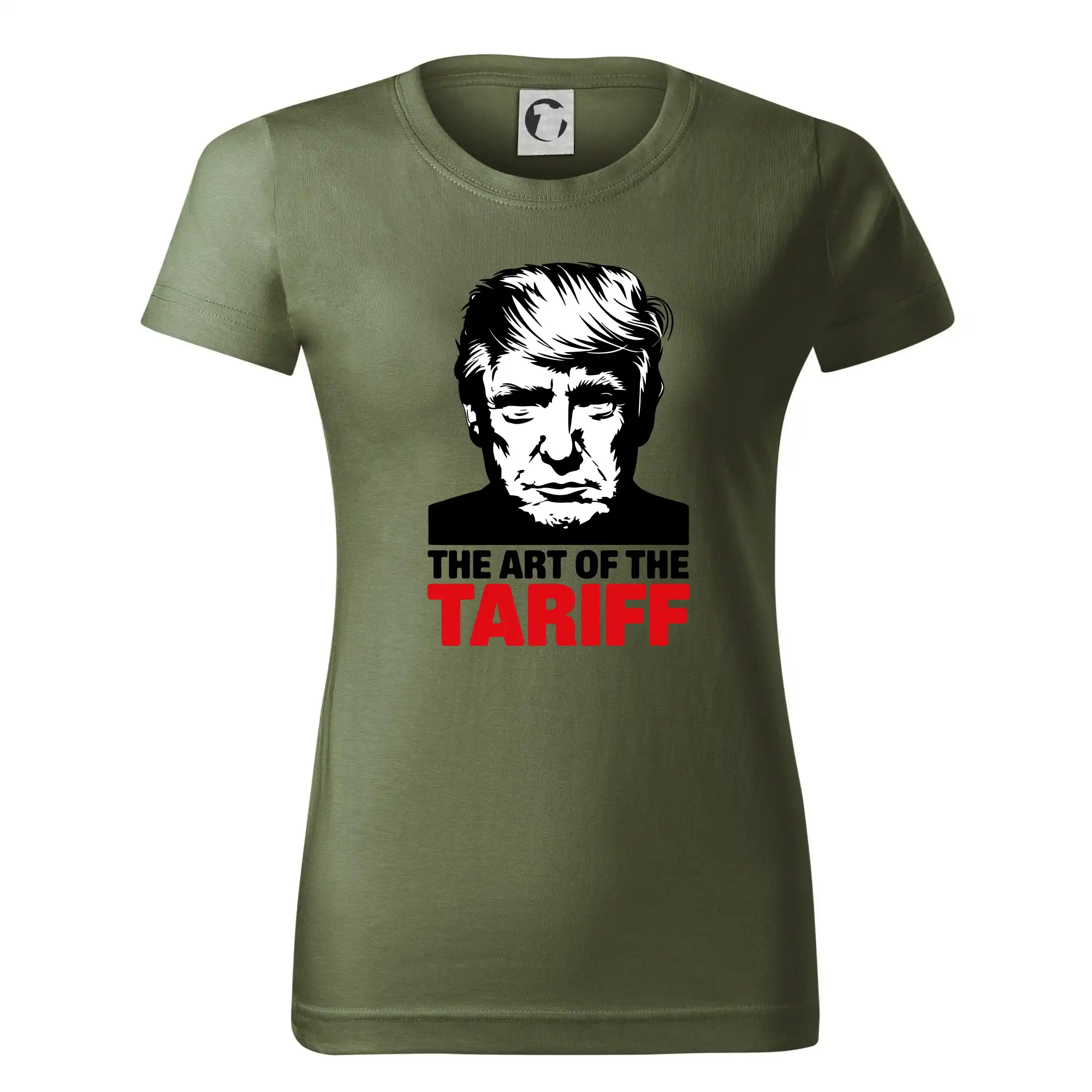 Politické tričká - Trump The art of the tariff - Dámske tričko basic - ľahko voľnejšie a dlhšie