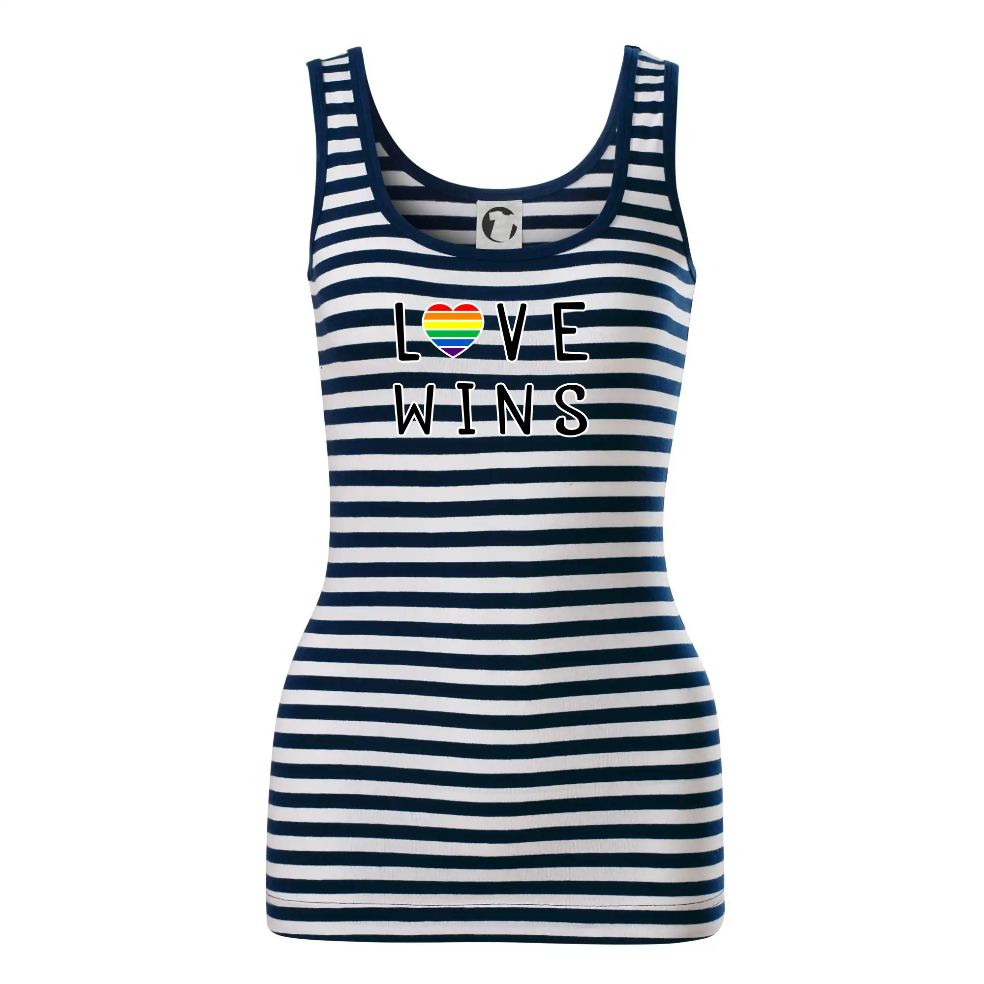 Tričká pre LGBT a Queer komunitu - Love wins nápis - Sailor tielko na vodu