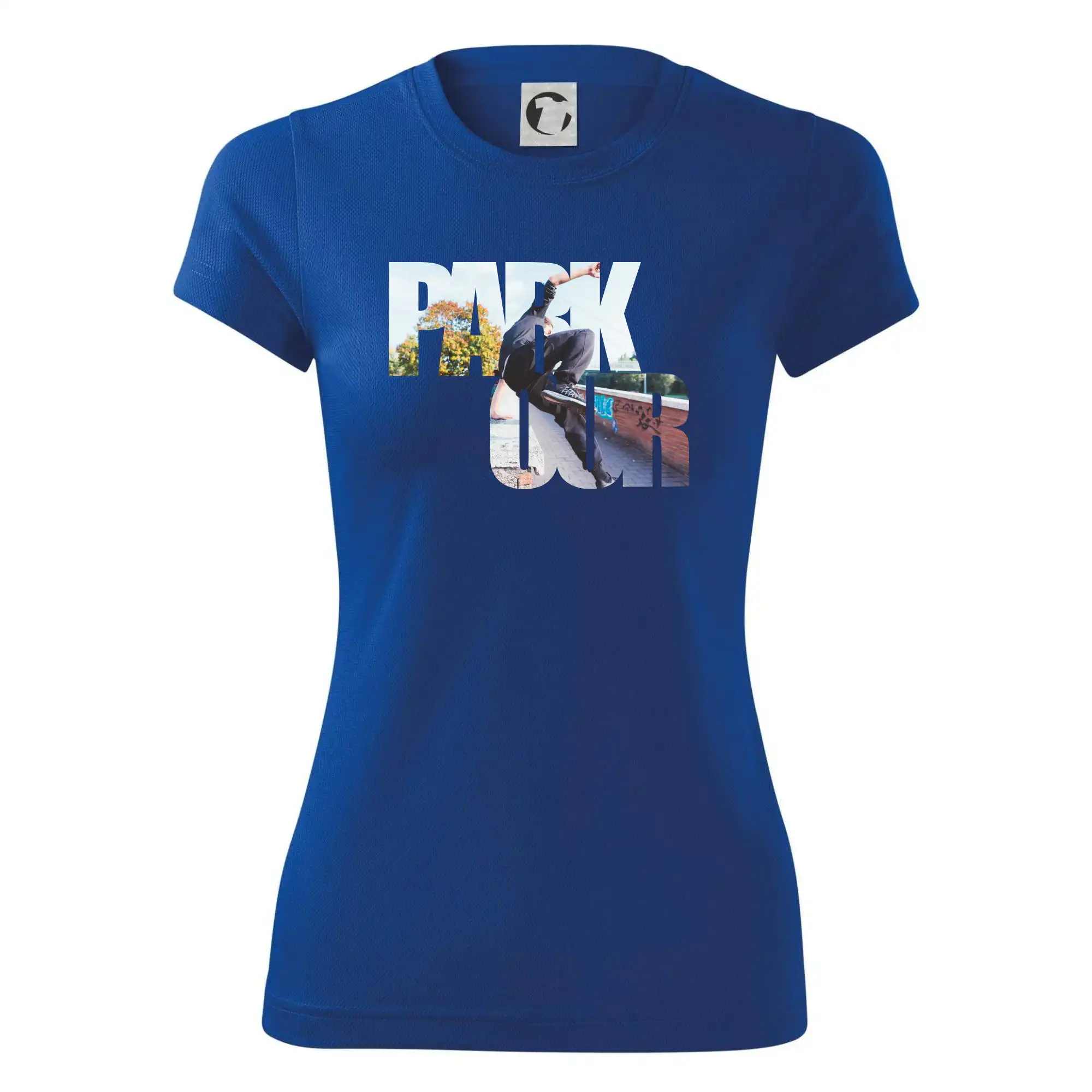 Parkour nápis ve městě