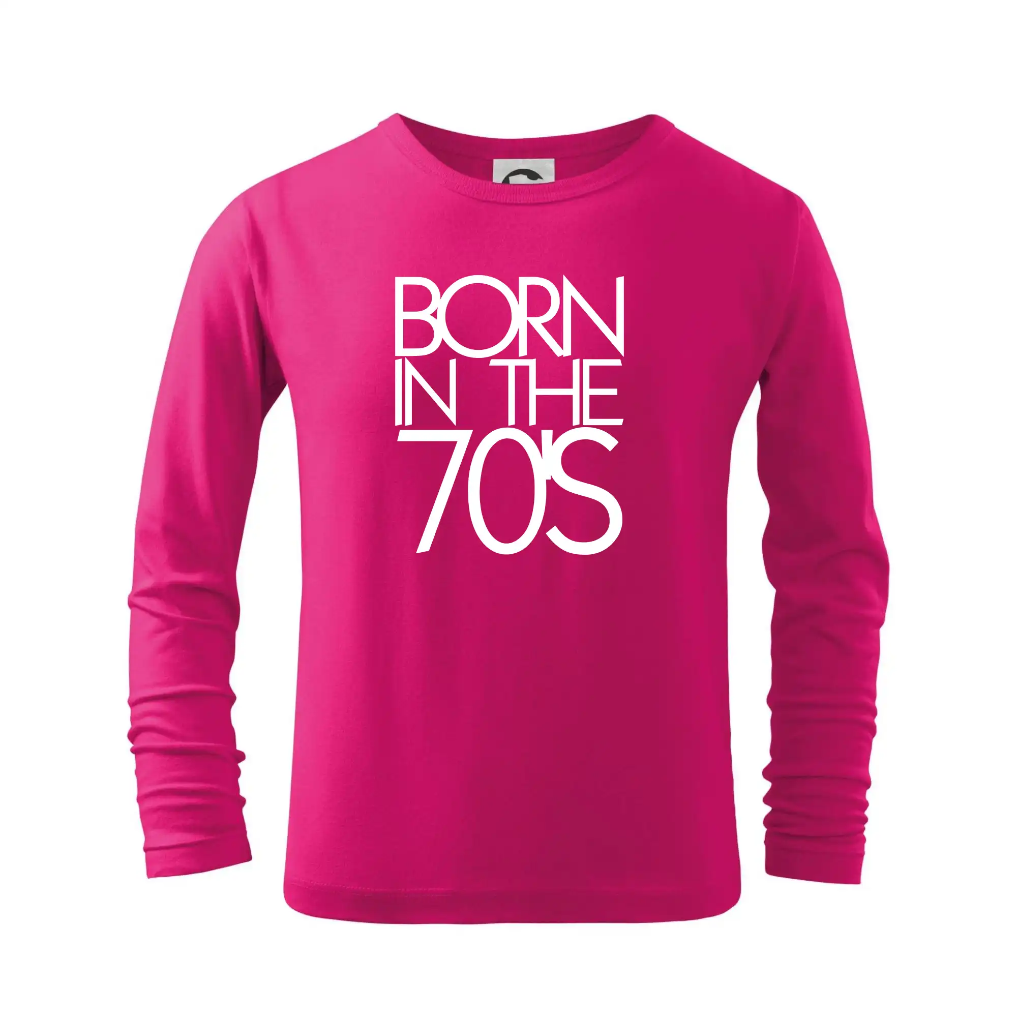 Tričká k narodeninám - Born In The 70's - Tričko detské Long Sleeve