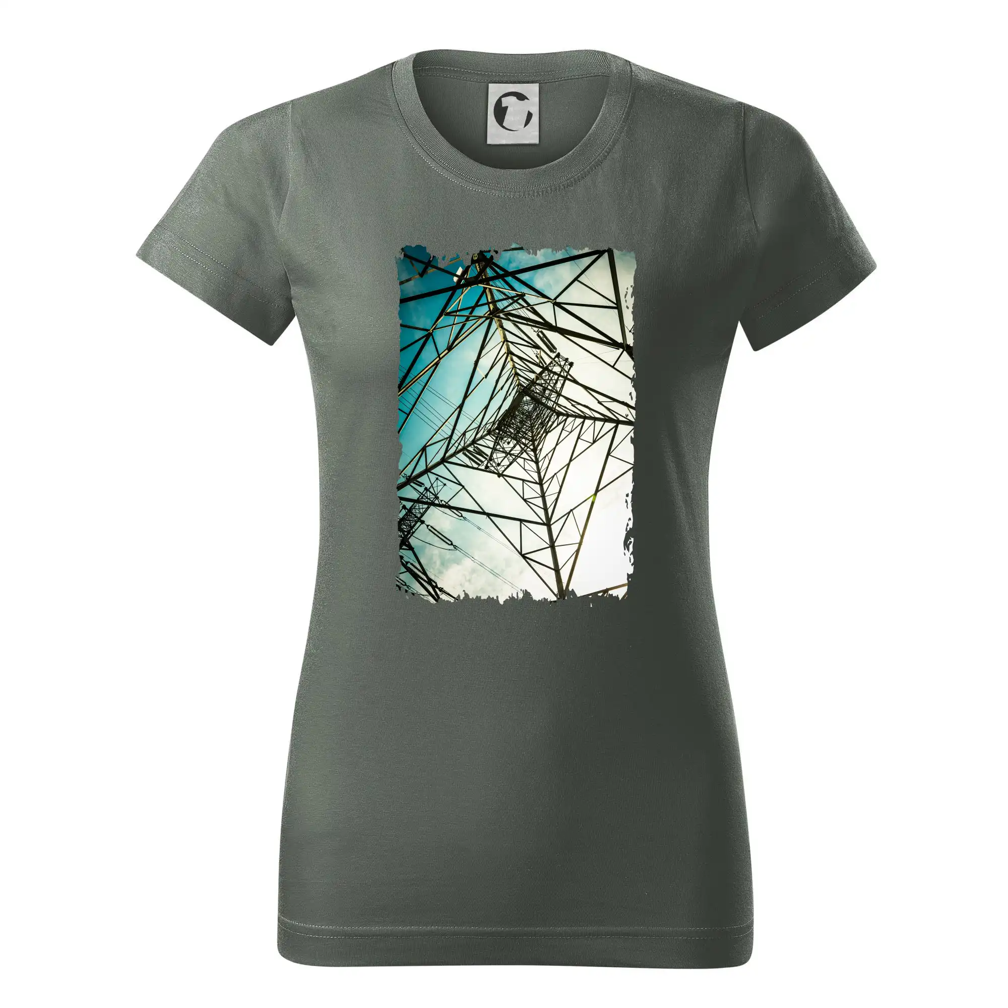 Barevné nebe - stožáry vysokého napětí