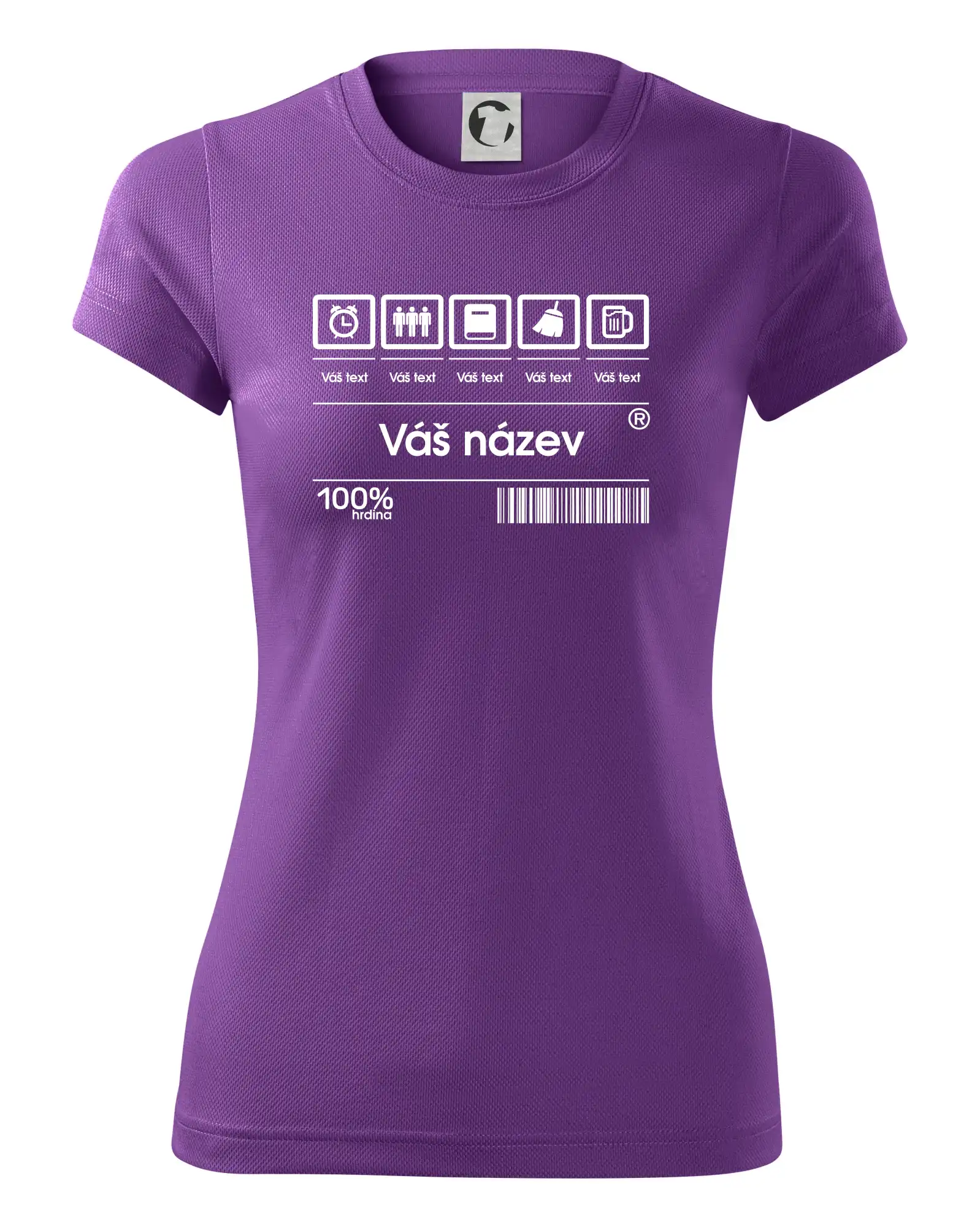 Čárový kód - Vlastní text